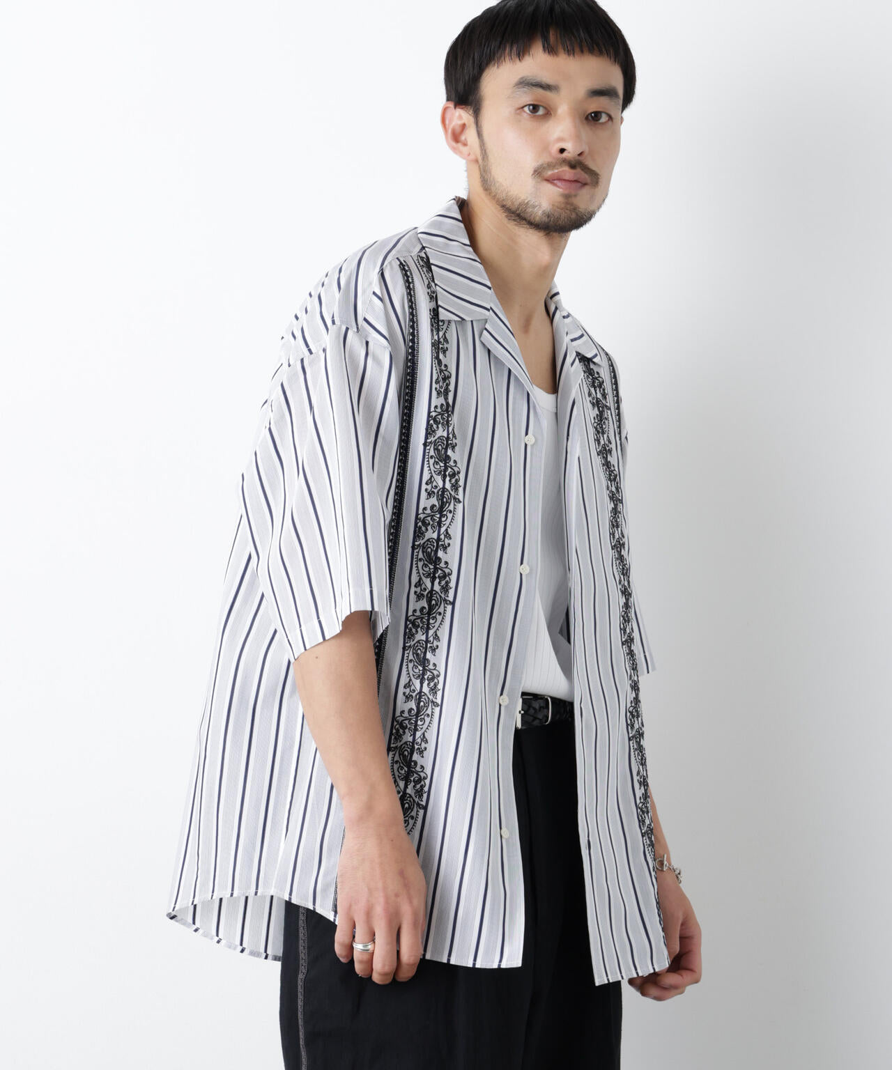 ｢OtoNANO｣×masoret 刺繍シャツ 6686121223