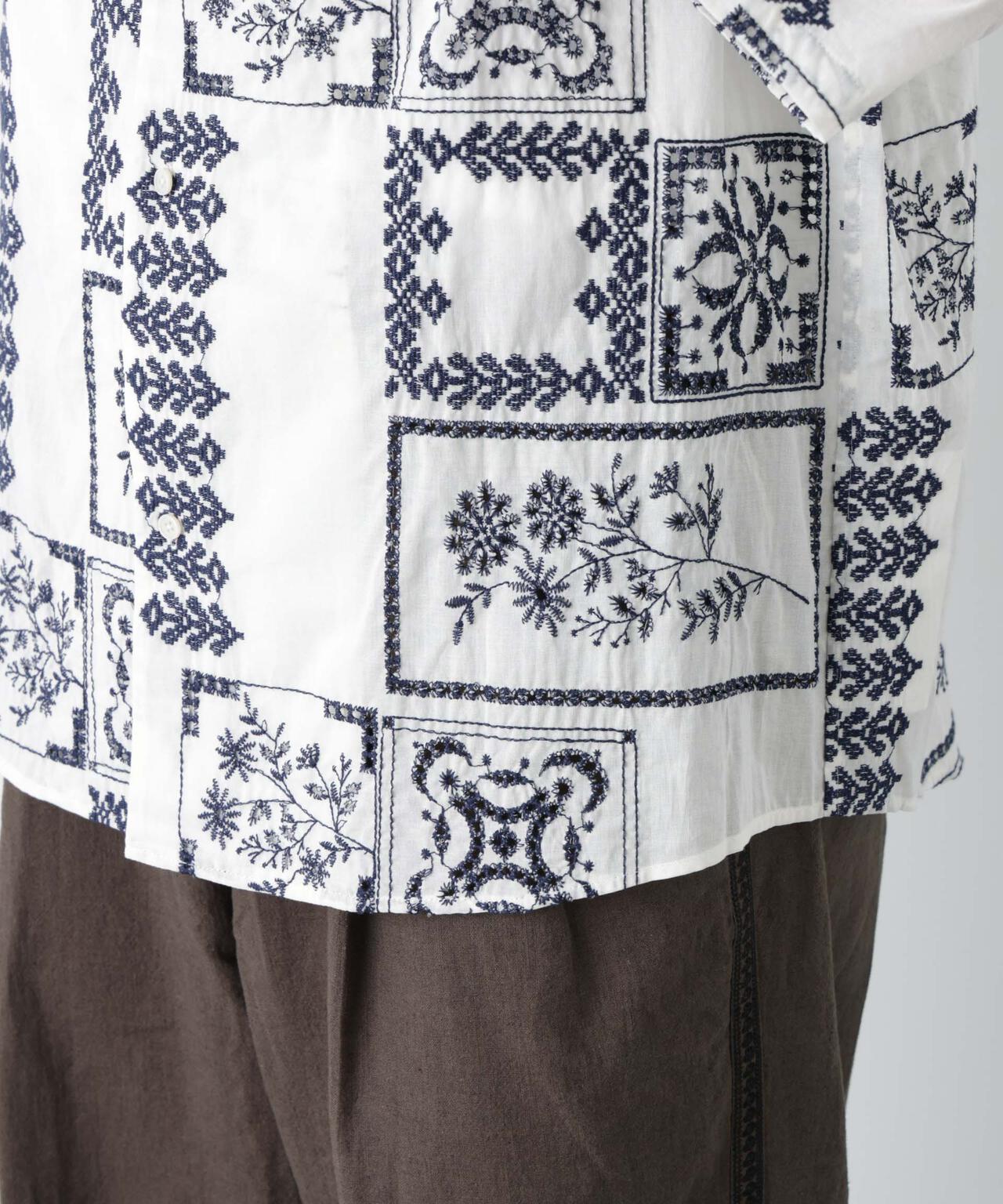 ｢OtoNANO｣×masoret アイレット刺繍シャツ 6686121224