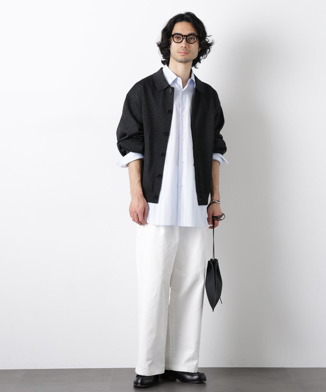 ギマポロカラーニットジャケット 6686122204