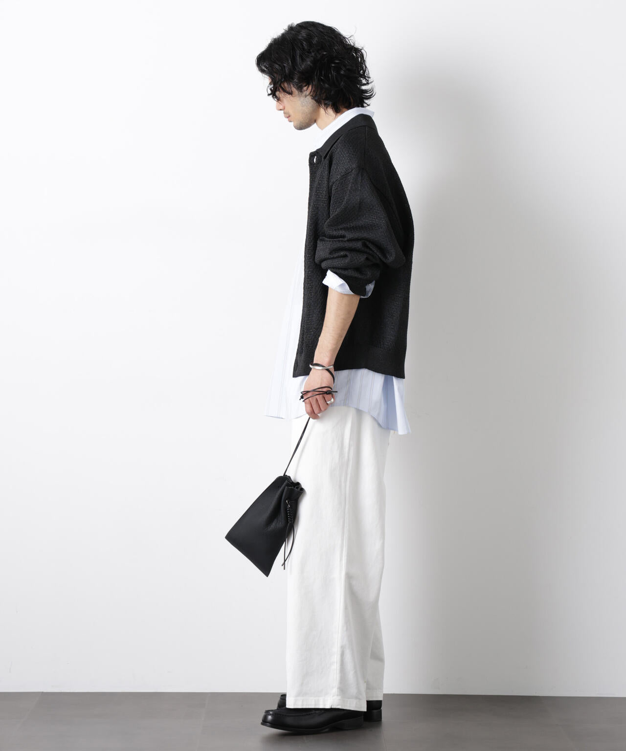 ギマポロカラーニットジャケット 6686122204