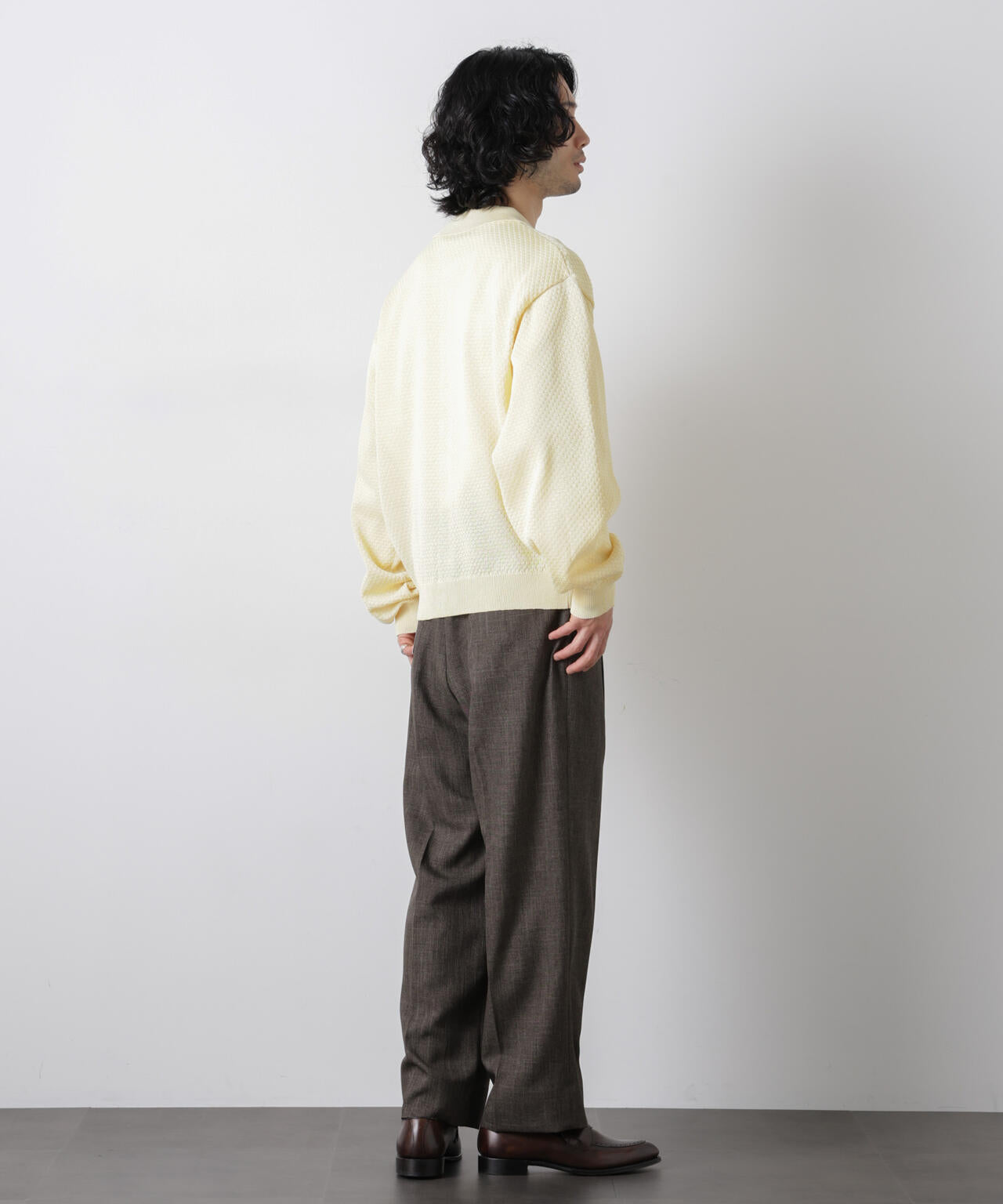 ギマポロカラーニットジャケット 6686122204