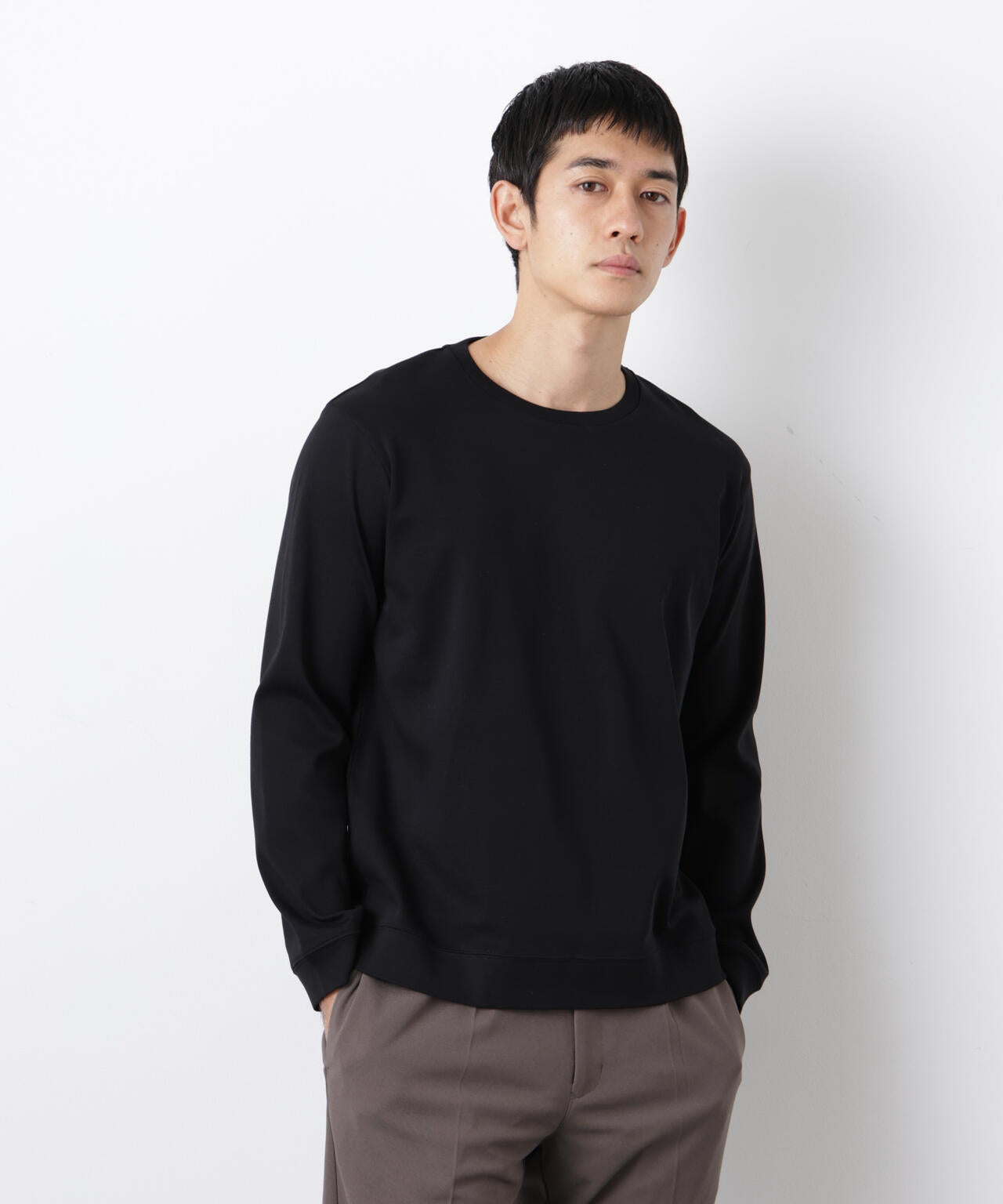 「FORMAL JERSEY」クルーネックカットソー長袖 6686123201