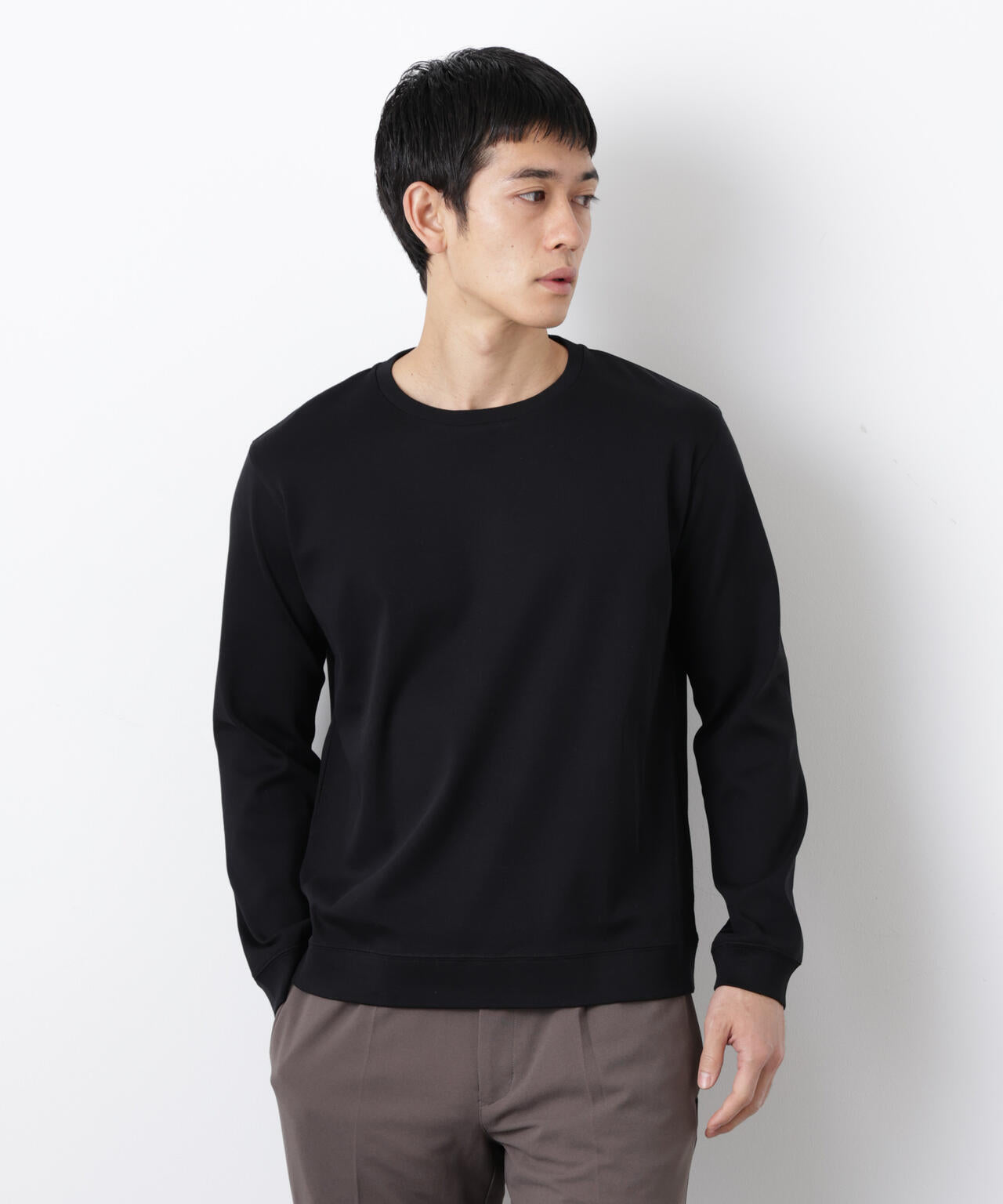 「FORMAL JERSEY」クルーネックカットソー長袖