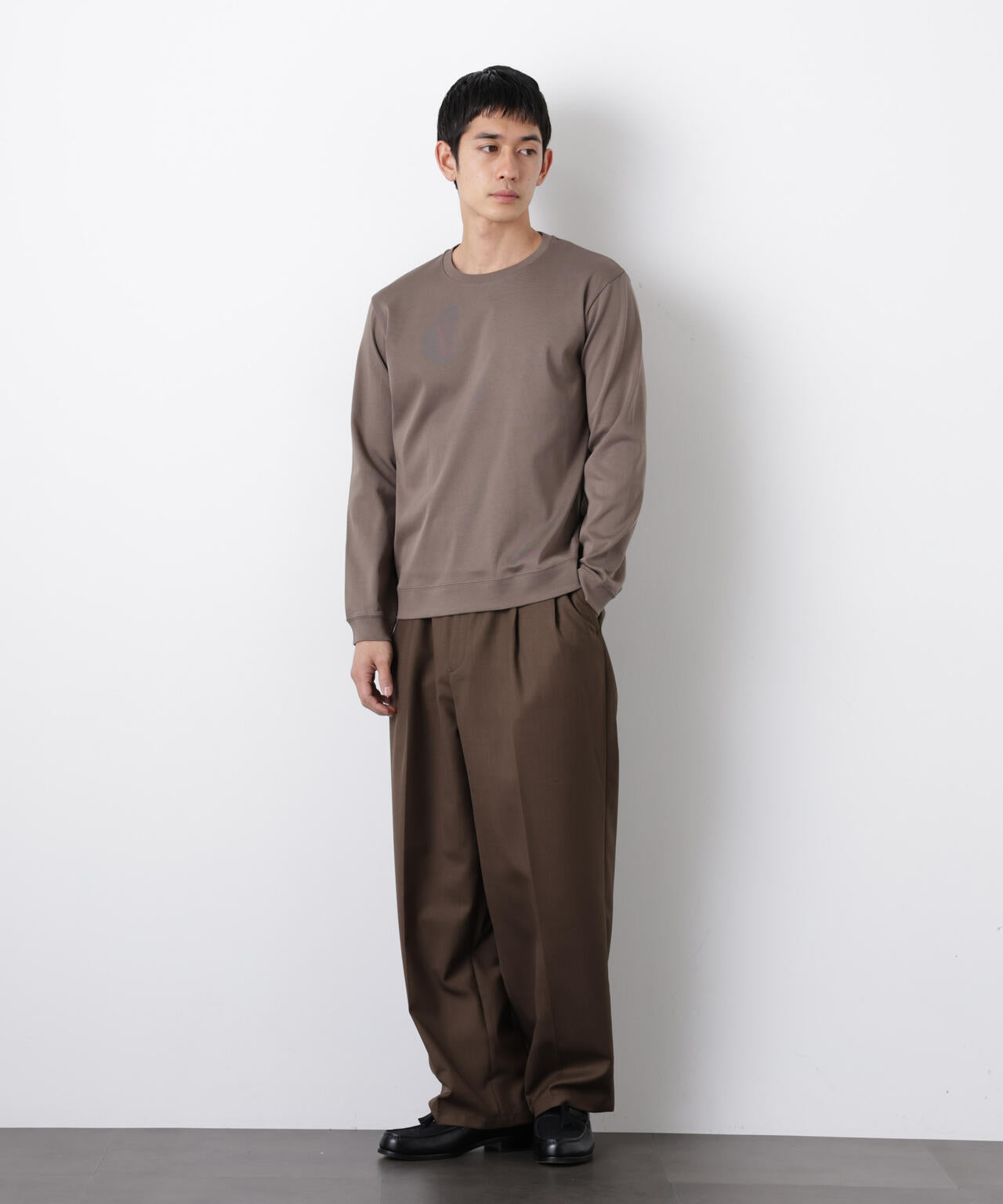 「FORMAL JERSEY」クルーネックカットソー長袖 6686123201