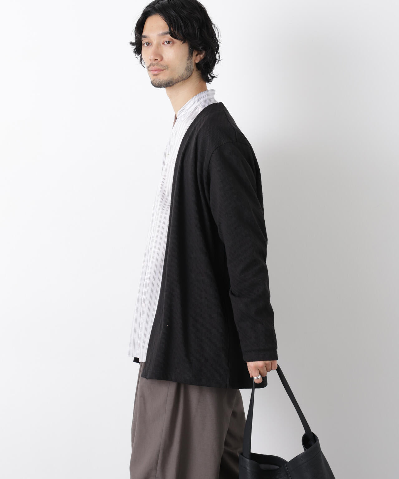 リンクスジャガードトッパーカーディガン 6686123211