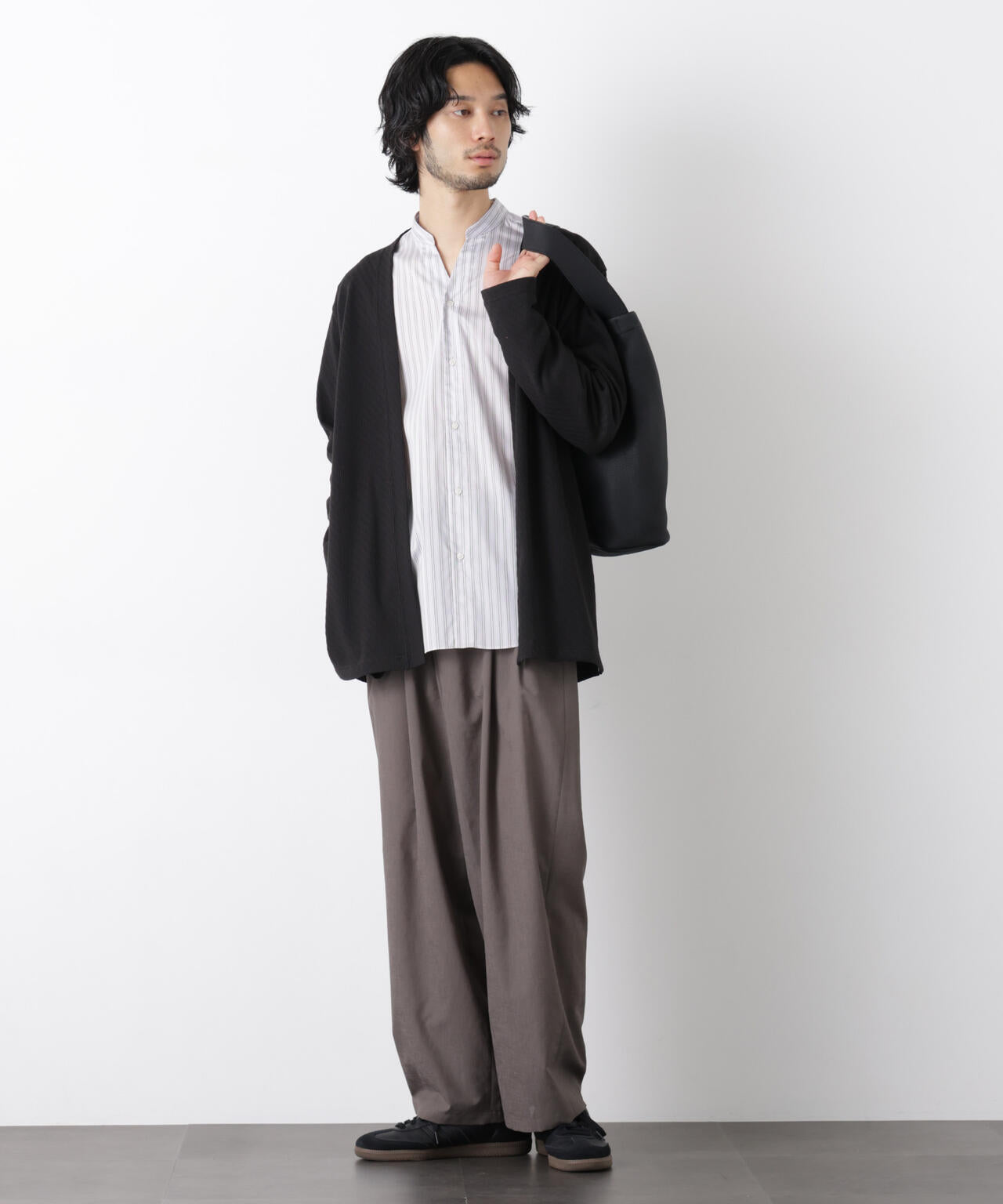 リンクスジャガードトッパーカーディガン 6686123211