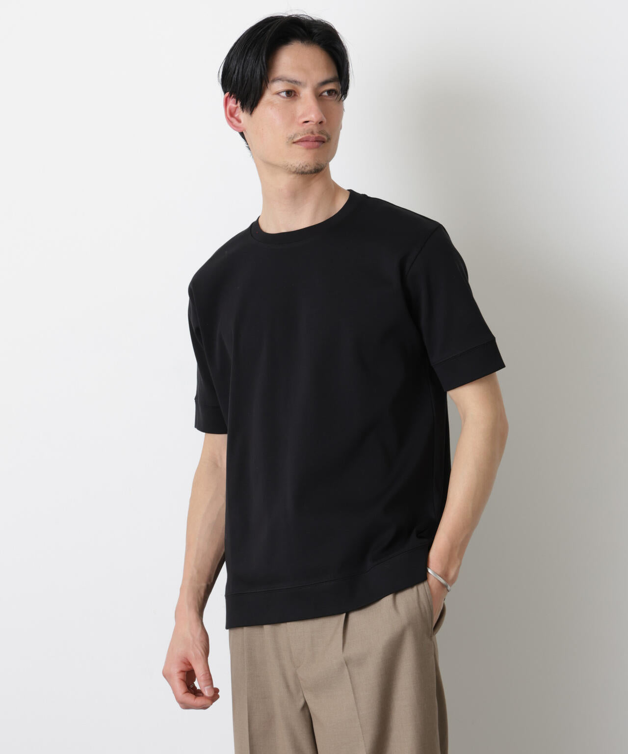 「FORMAL JERSEY」クルーネックカットソー半袖