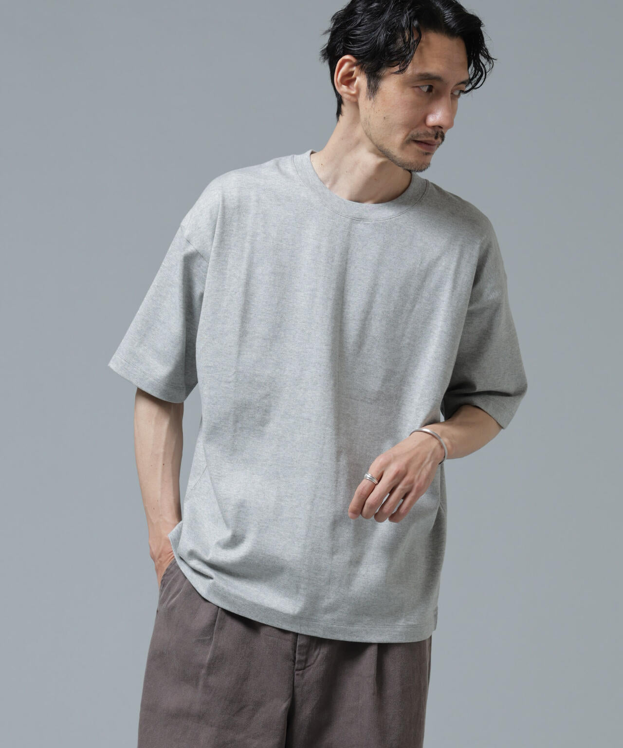 Anti Soaked(R) 汗染み防止 ミドルウェイト 7.1oz ビッグシルエットTシャツ
