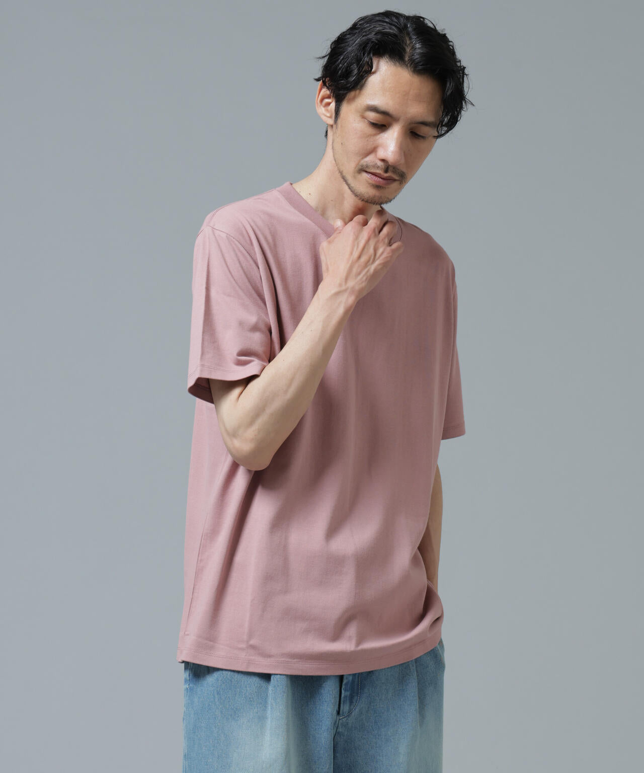 Anti Soaked(R) 汗染み防止 ライトウェイト 5.6oz ミドルシルエットTシャツ