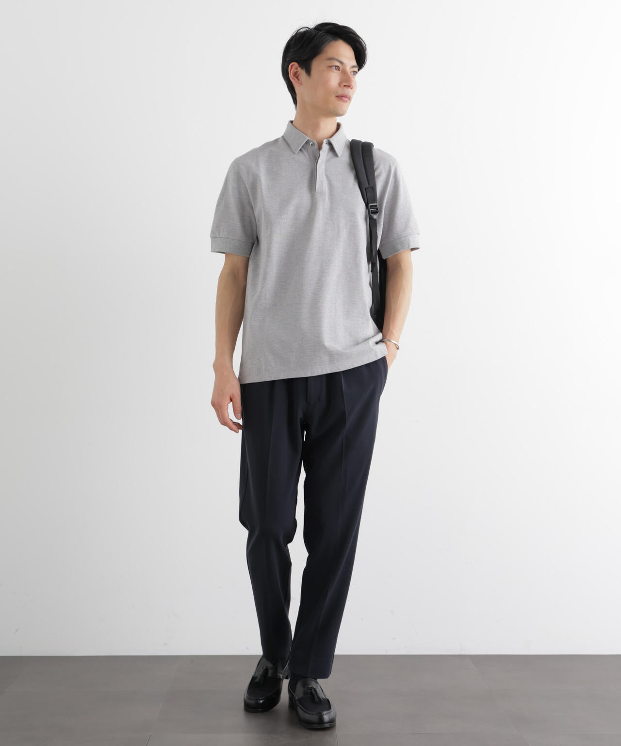 Anti Soaked(R) 汗染み防止 比翼ポロシャツ 6686124211