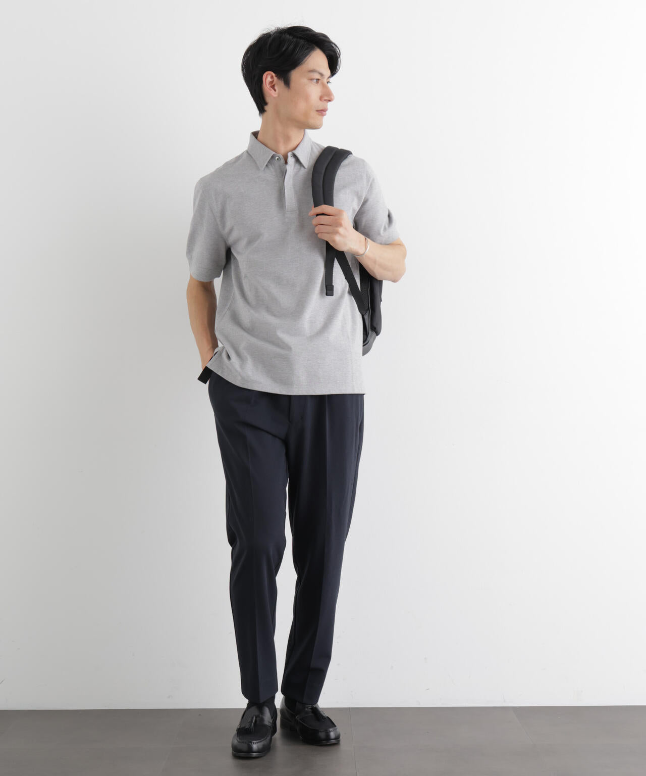 Anti Soaked(R) 汗染み防止 比翼ポロシャツ 6686124211