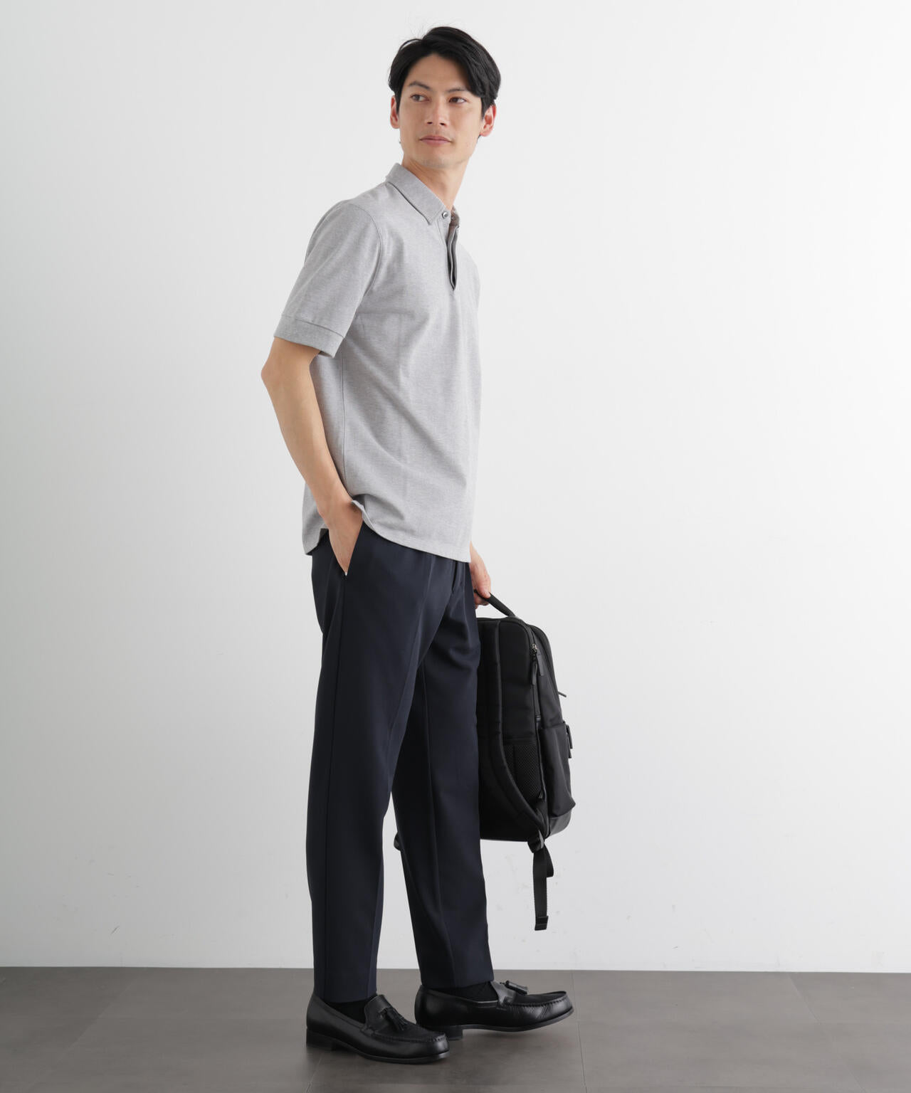 Anti Soaked(R) 汗染み防止 比翼ポロシャツ 6686124211