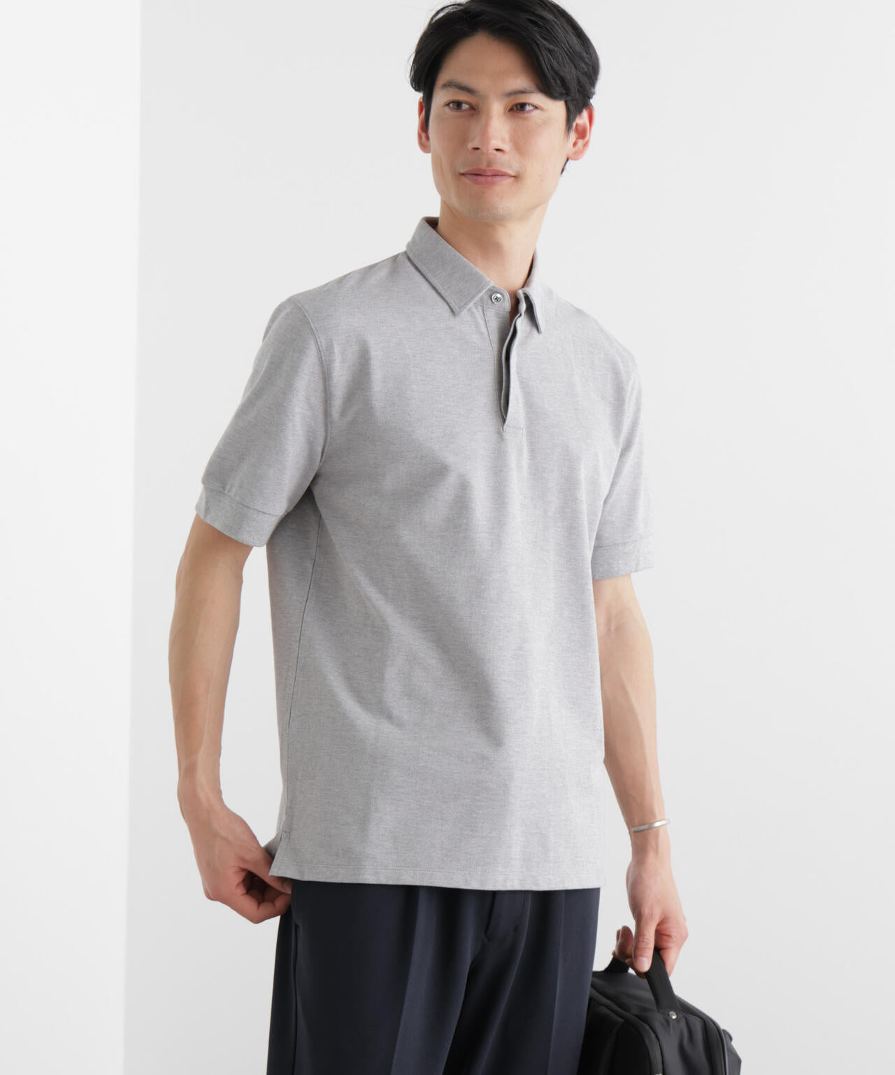 Anti Soaked(R) 汗染み防止 比翼ポロシャツ 6686124211