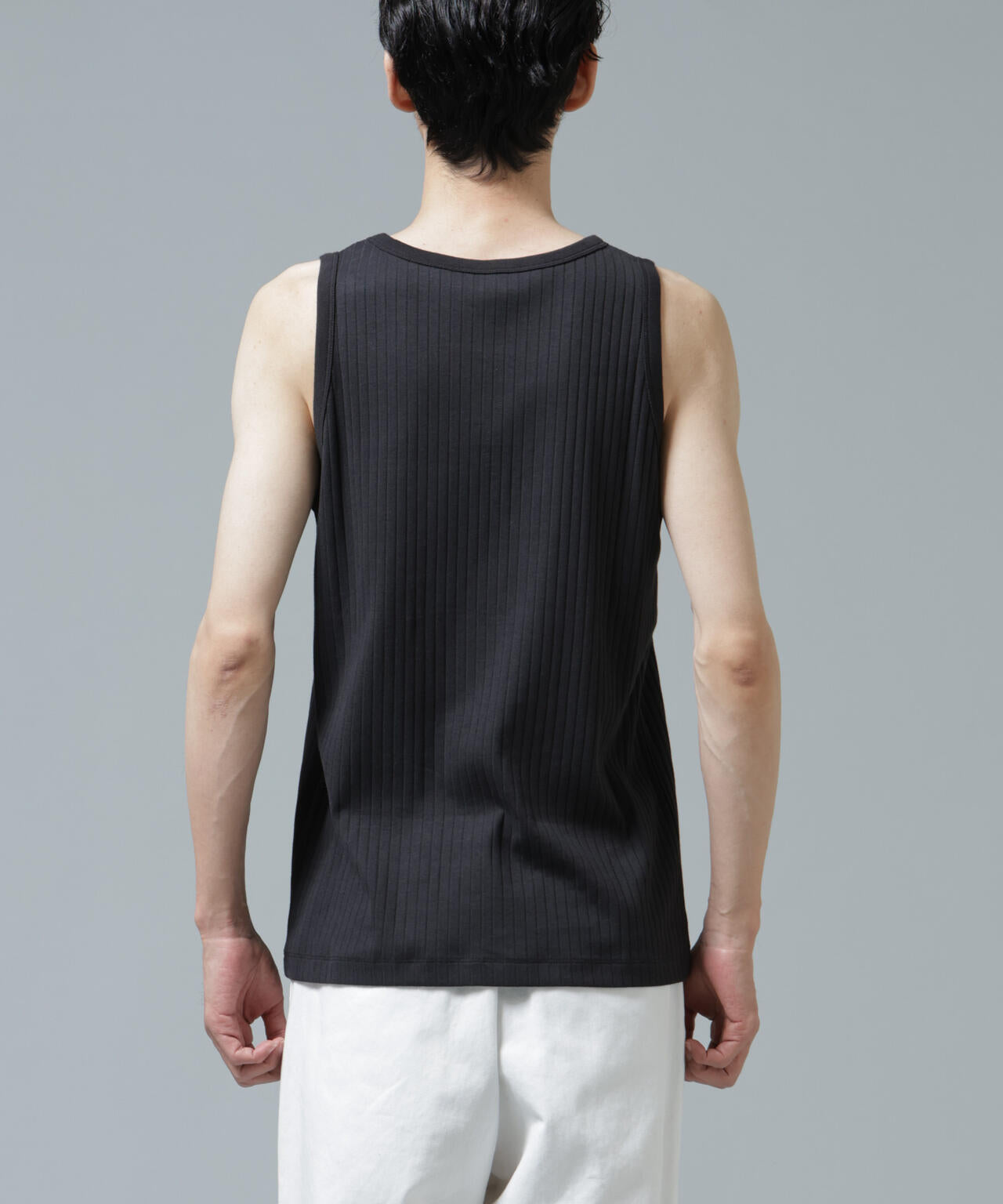 Anti Soaked(R) 汗染み防止 リブタンクトップ 6686124212