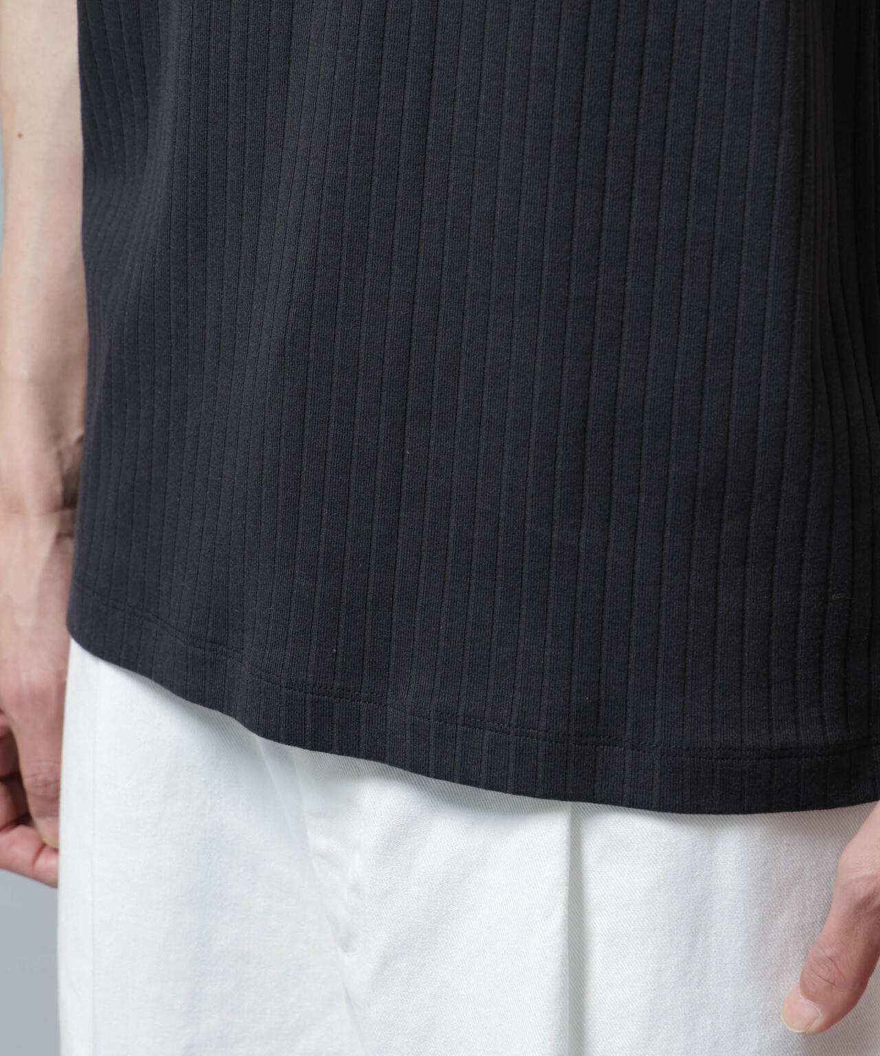 Anti Soaked(R) 汗染み防止 リブタンクトップ 6686124212