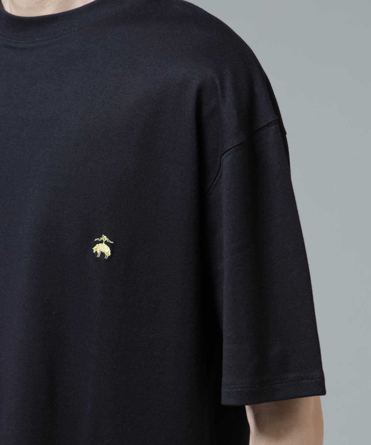 「Brooks Brothers別注」Anti Soaked(R) 汗染み防止 クルーネック ビッグシルエットTシャツ 6686124213