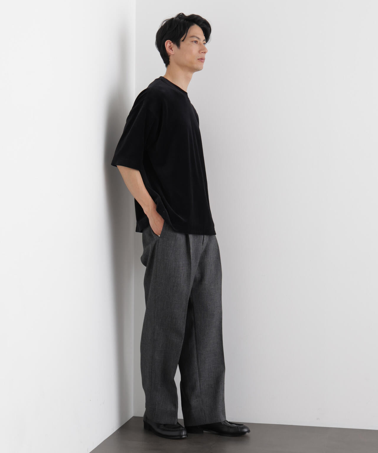ベロア クルーネック Ｔシャツ 半袖 6686124226