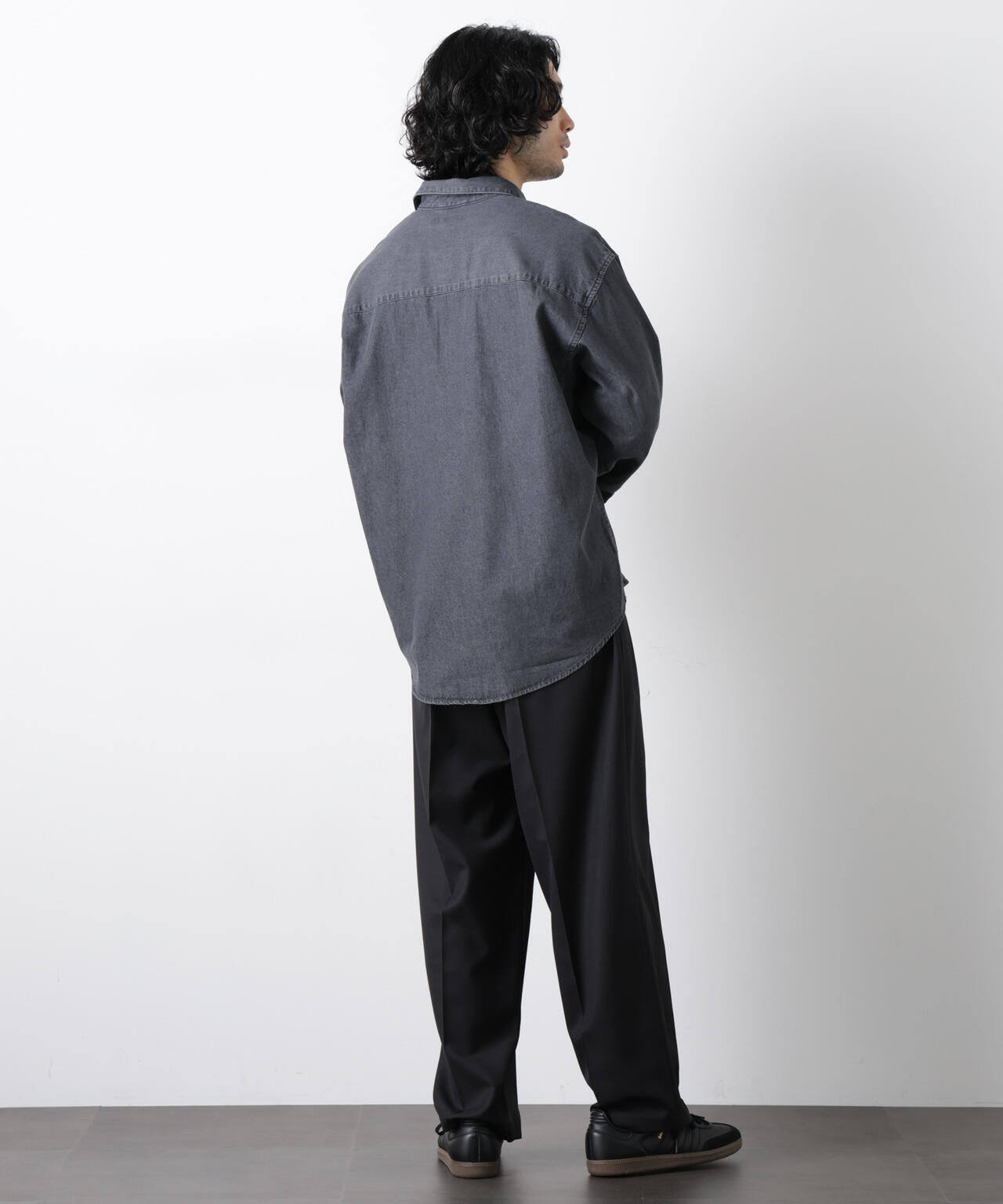 「大人のワイドパンツ」ドライギャバワイドイージースラックス 6686127201