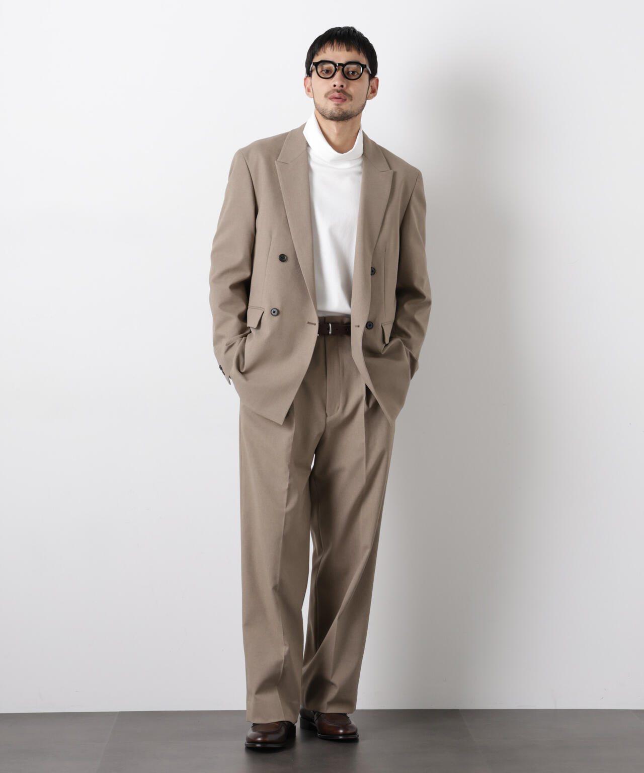 Reflax(R)オックスストレートパンツ（セットアップ可) 6686127203