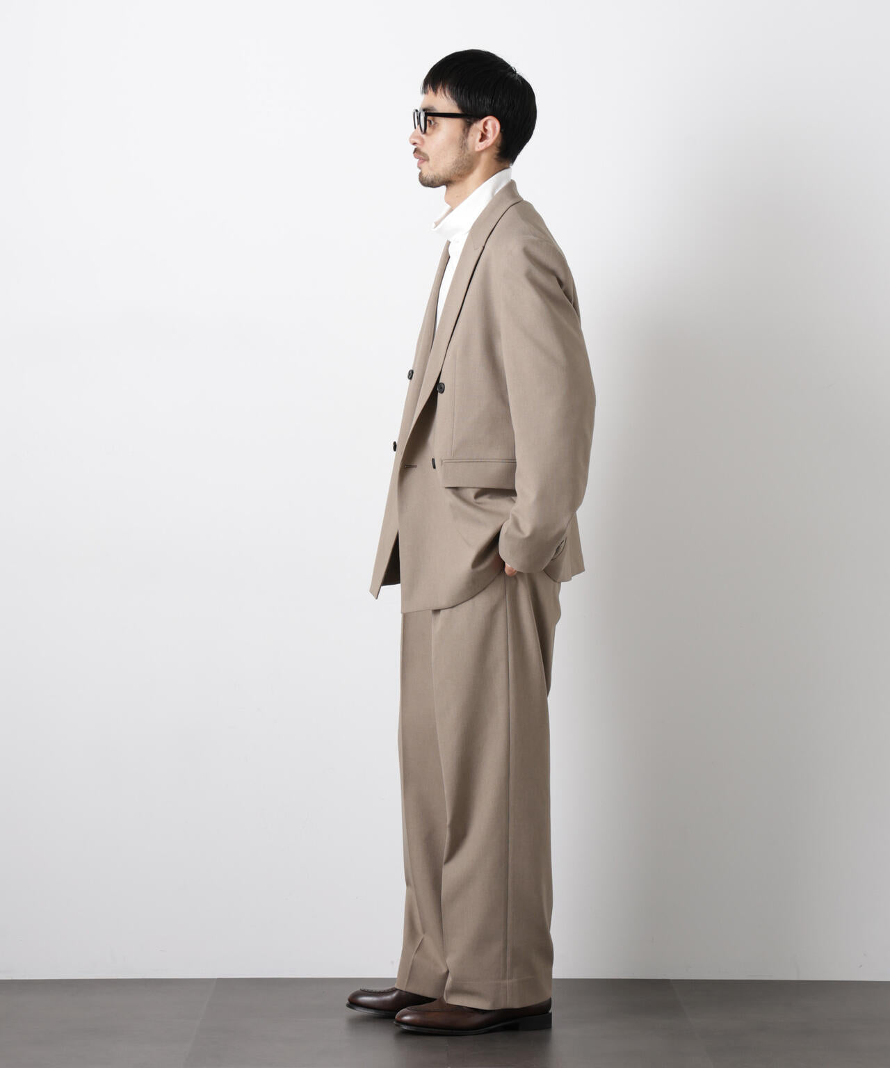 Reflax(R)オックスストレートパンツ（セットアップ可) 6686127203