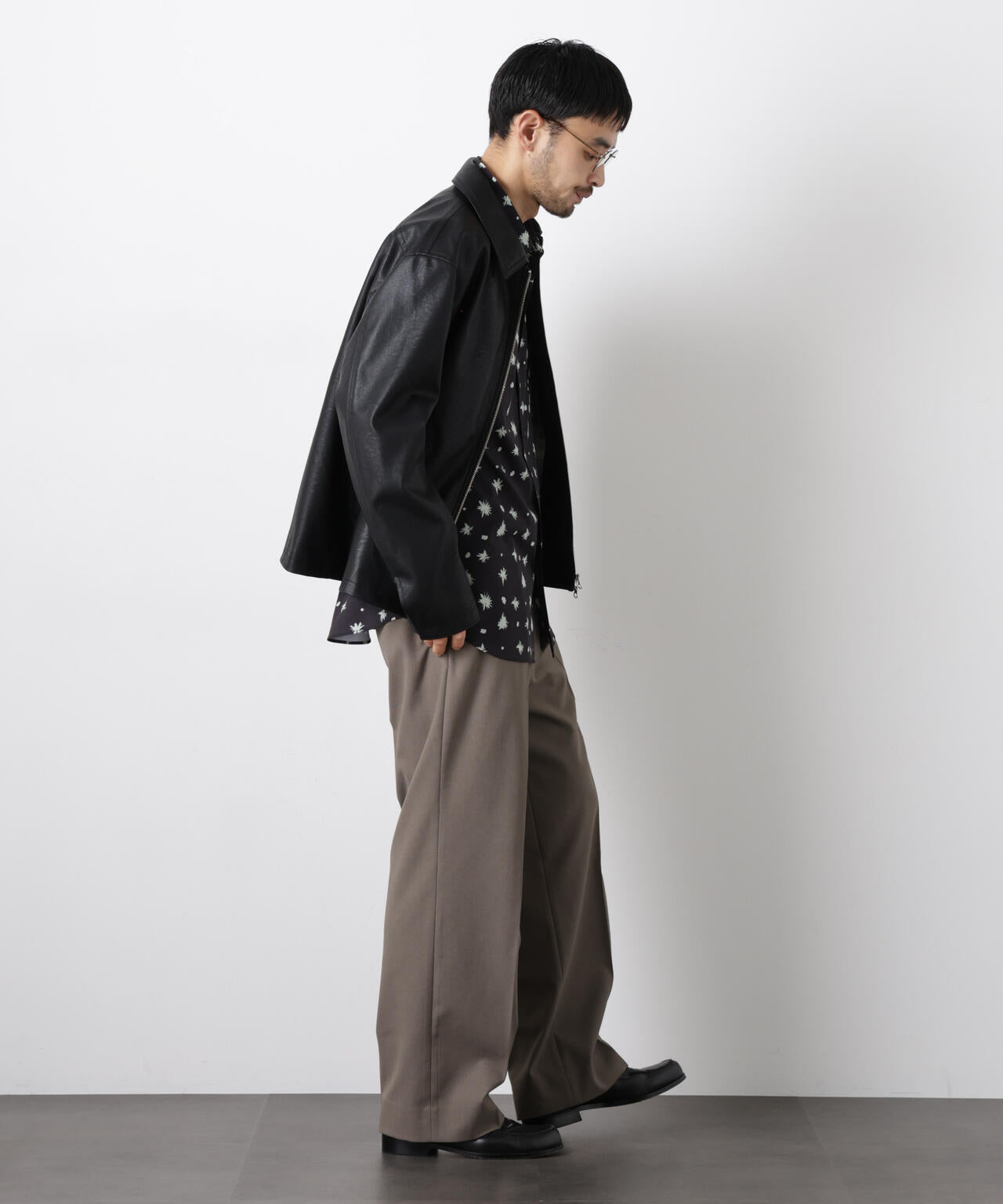 Reflax(R)オックスストレートパンツ（セットアップ可) 6686127203