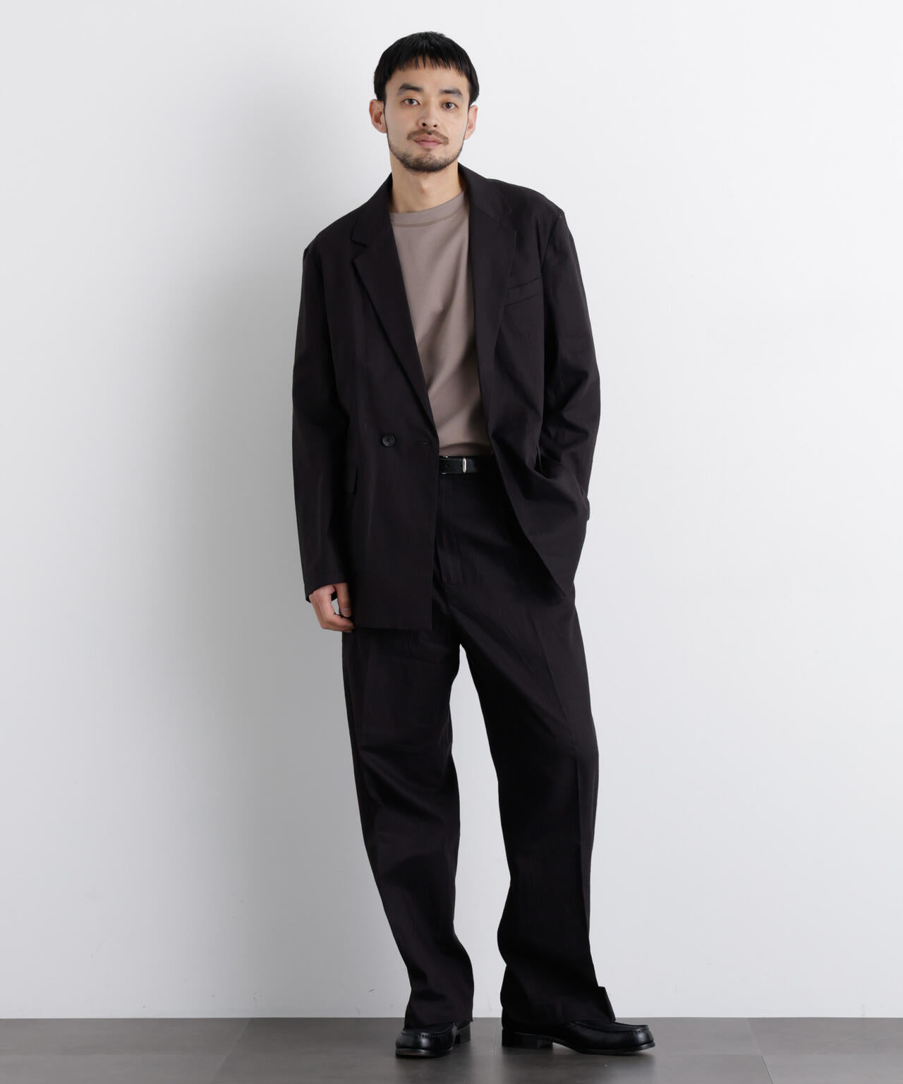 ｢FRENCH LINEN｣ リネンコットンストレートパンツ（セットアップ可） 6686127205