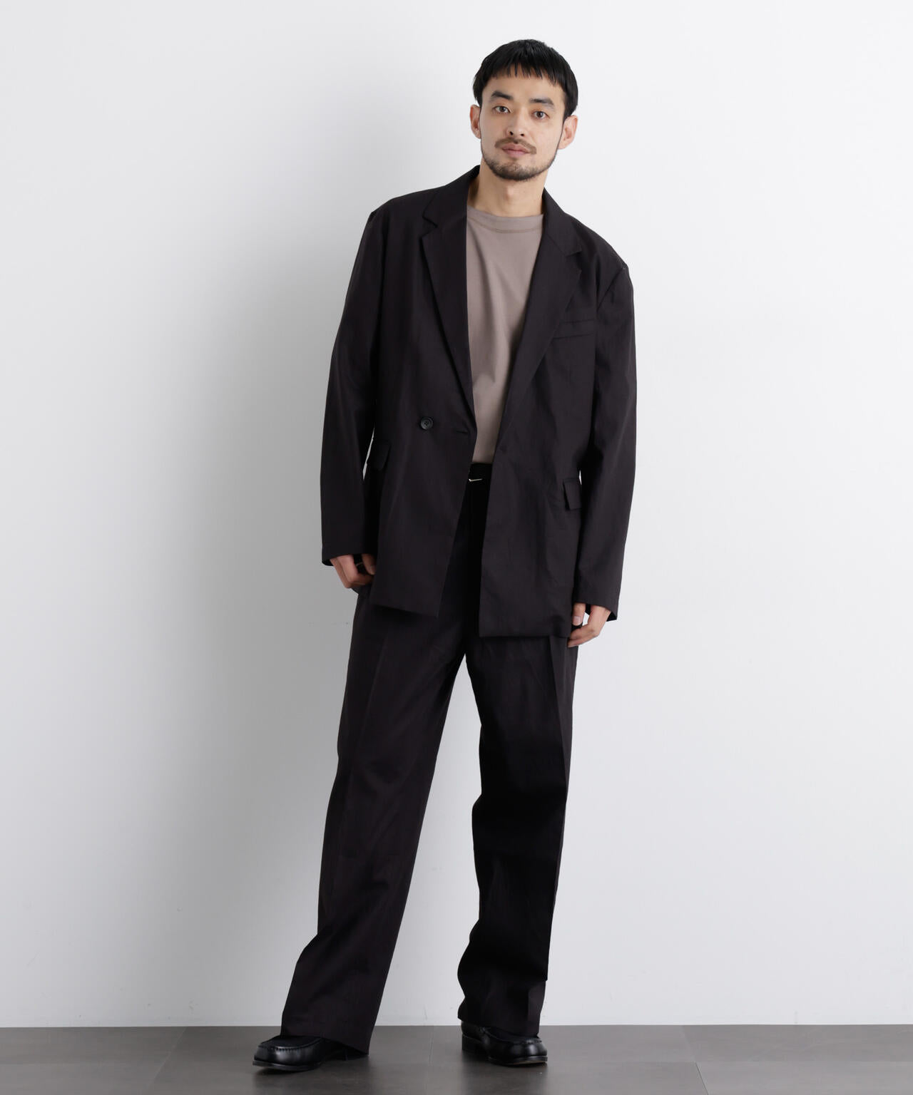 ｢FRENCH LINEN｣ リネンコットンストレートパンツ（セットアップ可） 6686127205