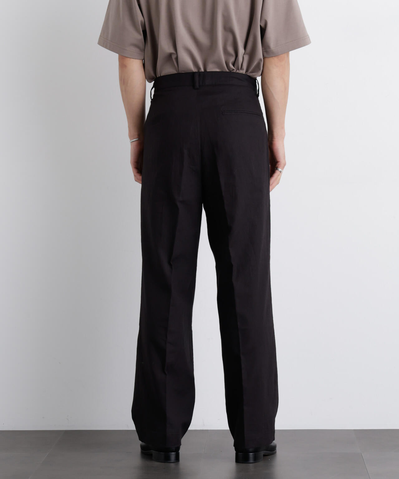 ｢FRENCH LINEN｣ リネンコットンストレートパンツ（セットアップ可） 6686127205