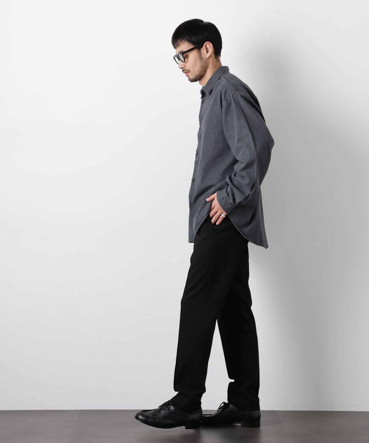 「モダンコンフォート」スリムイージースラックス 6686127207