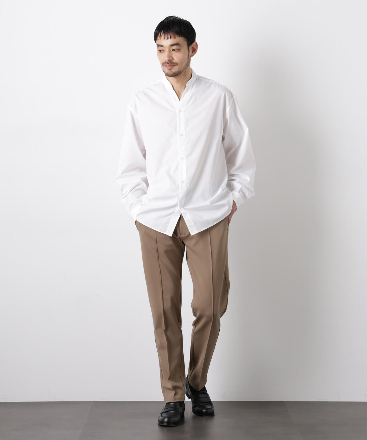 「モダンコンフォート」スリムイージースラックス 6686127207