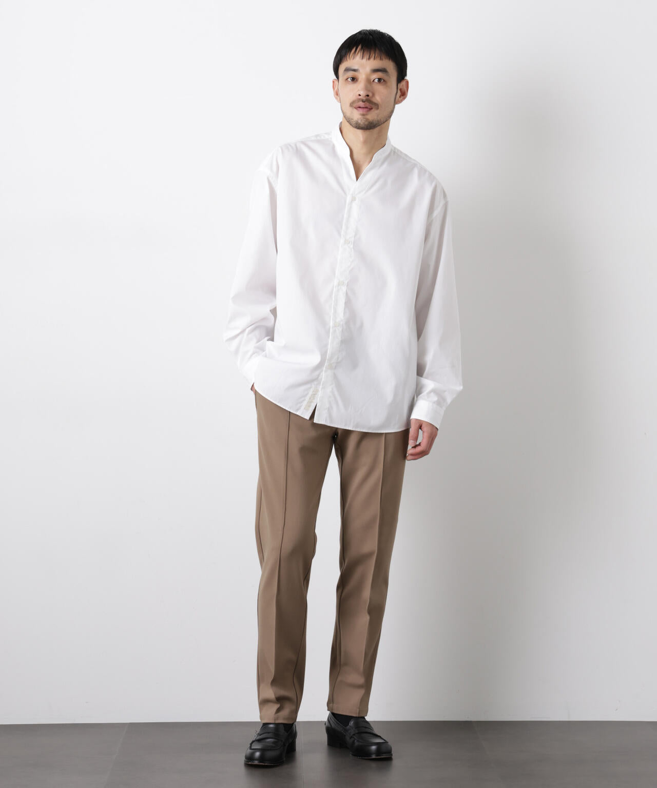 「モダンコンフォート」スリムイージースラックス 6686127207