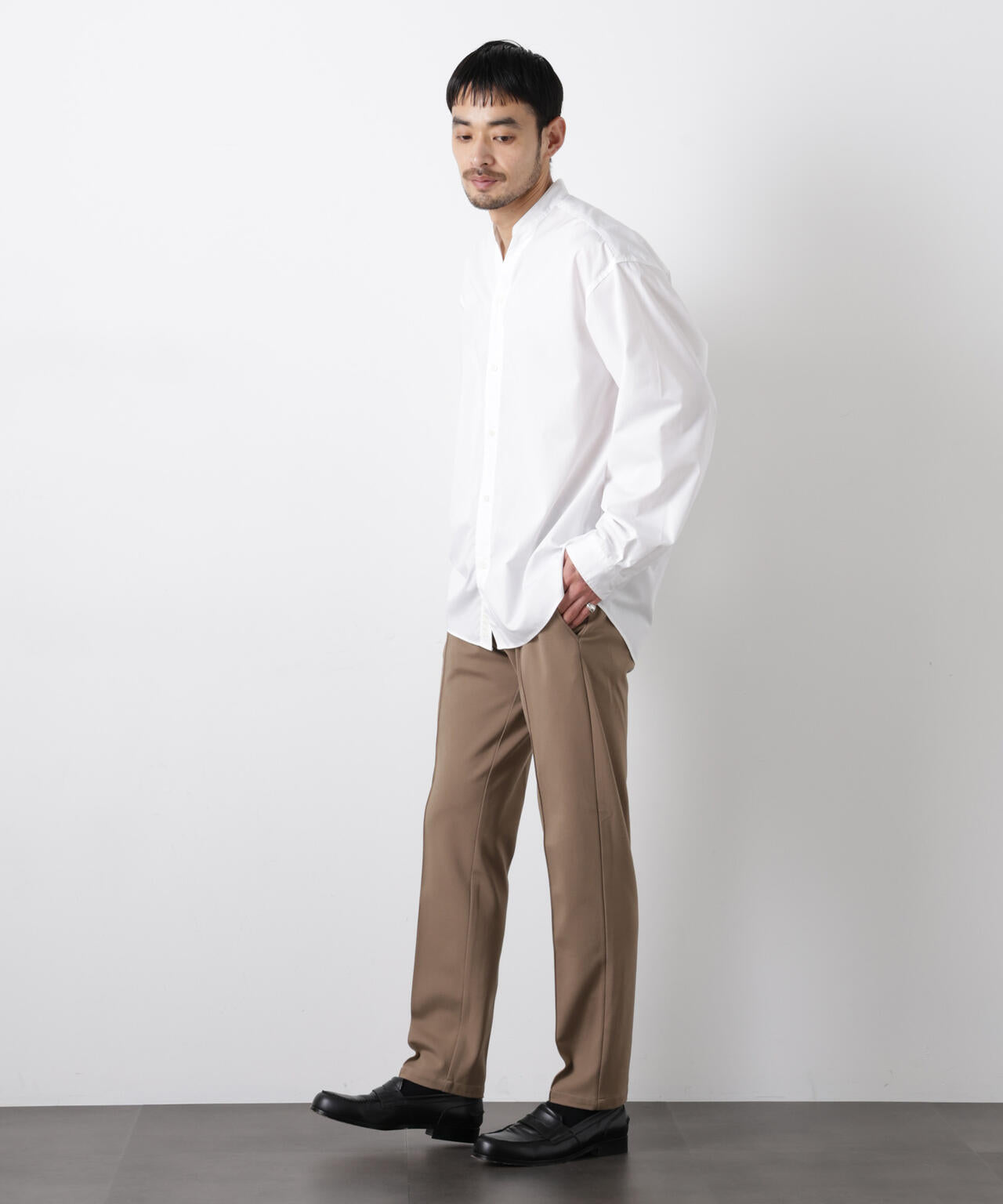 「モダンコンフォート」スリムイージースラックス 6686127207