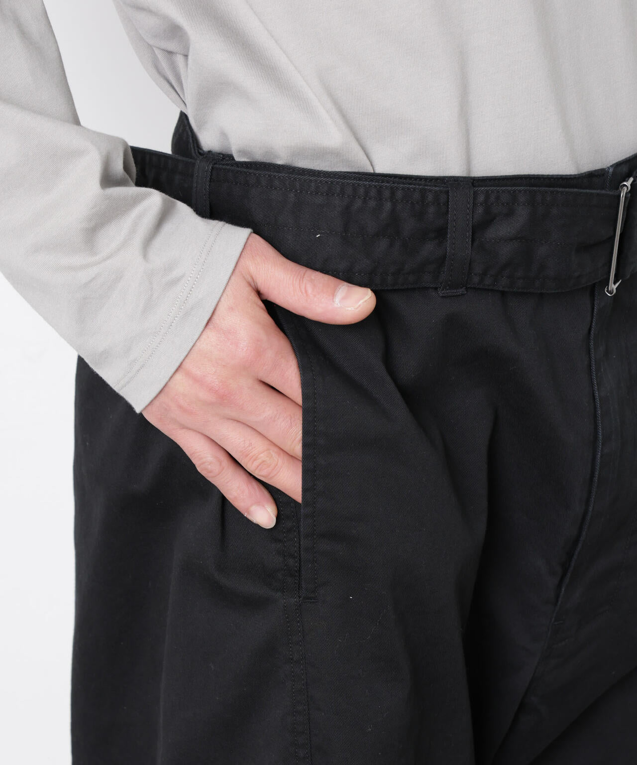 ｢ASSEMBLANC｣ベルテッド3Dパンツ 6686127211