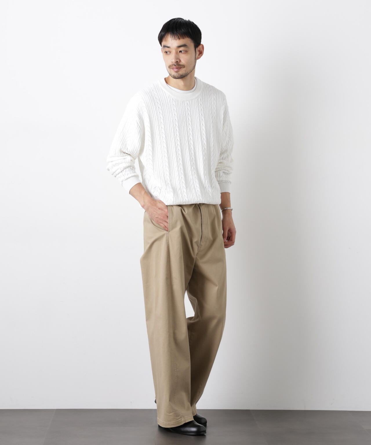 ｢ASSEMBLANC｣ベルテッド3Dパンツ 6686127211