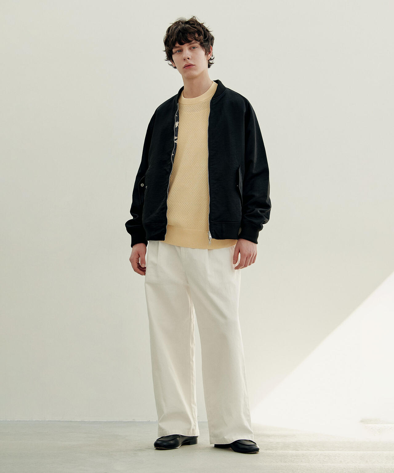 ｢OtoNANO｣大人のワイドデニムパンツ 6686127215