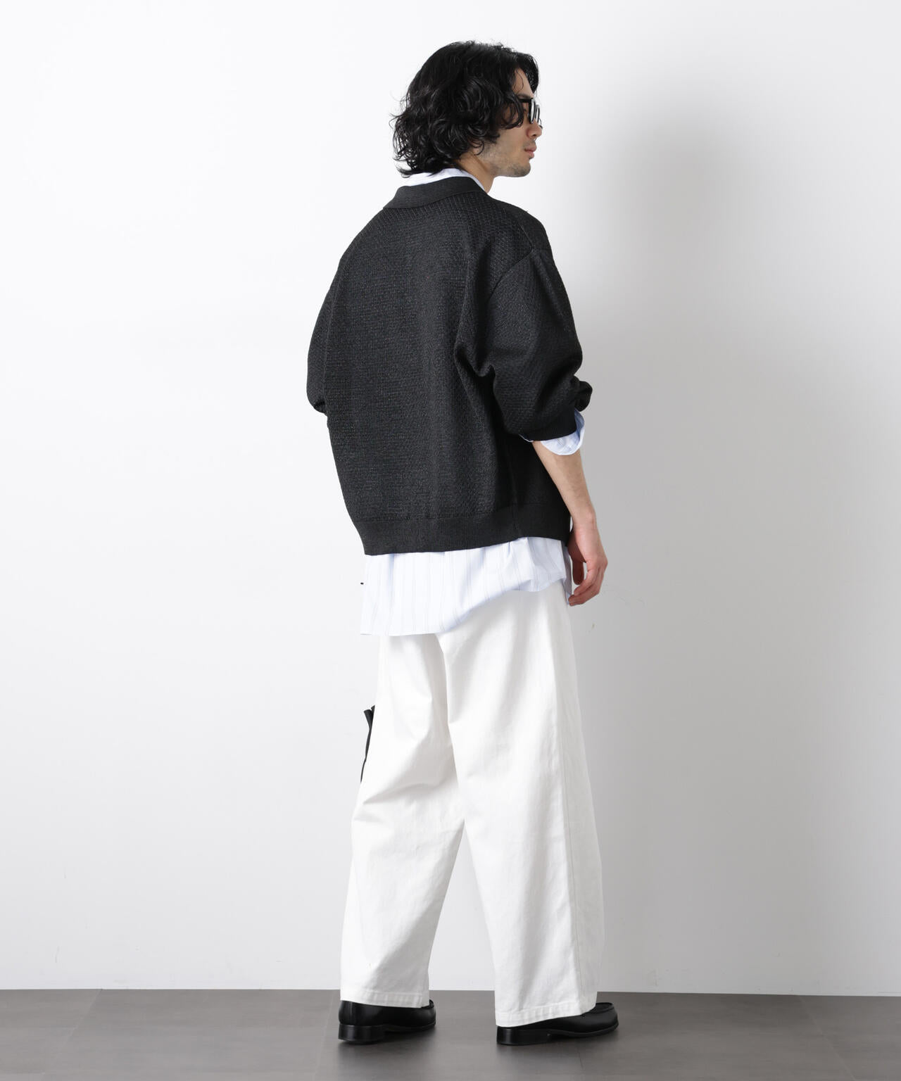 ｢OtoNANO｣大人のワイドデニムパンツ 6686127215