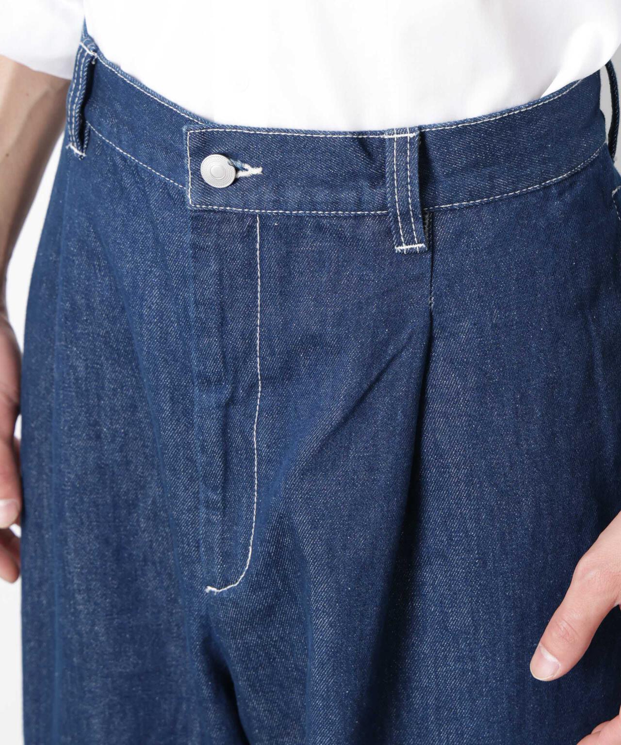 ｢OtoNANO｣大人のワイドデニムパンツ 6686127215