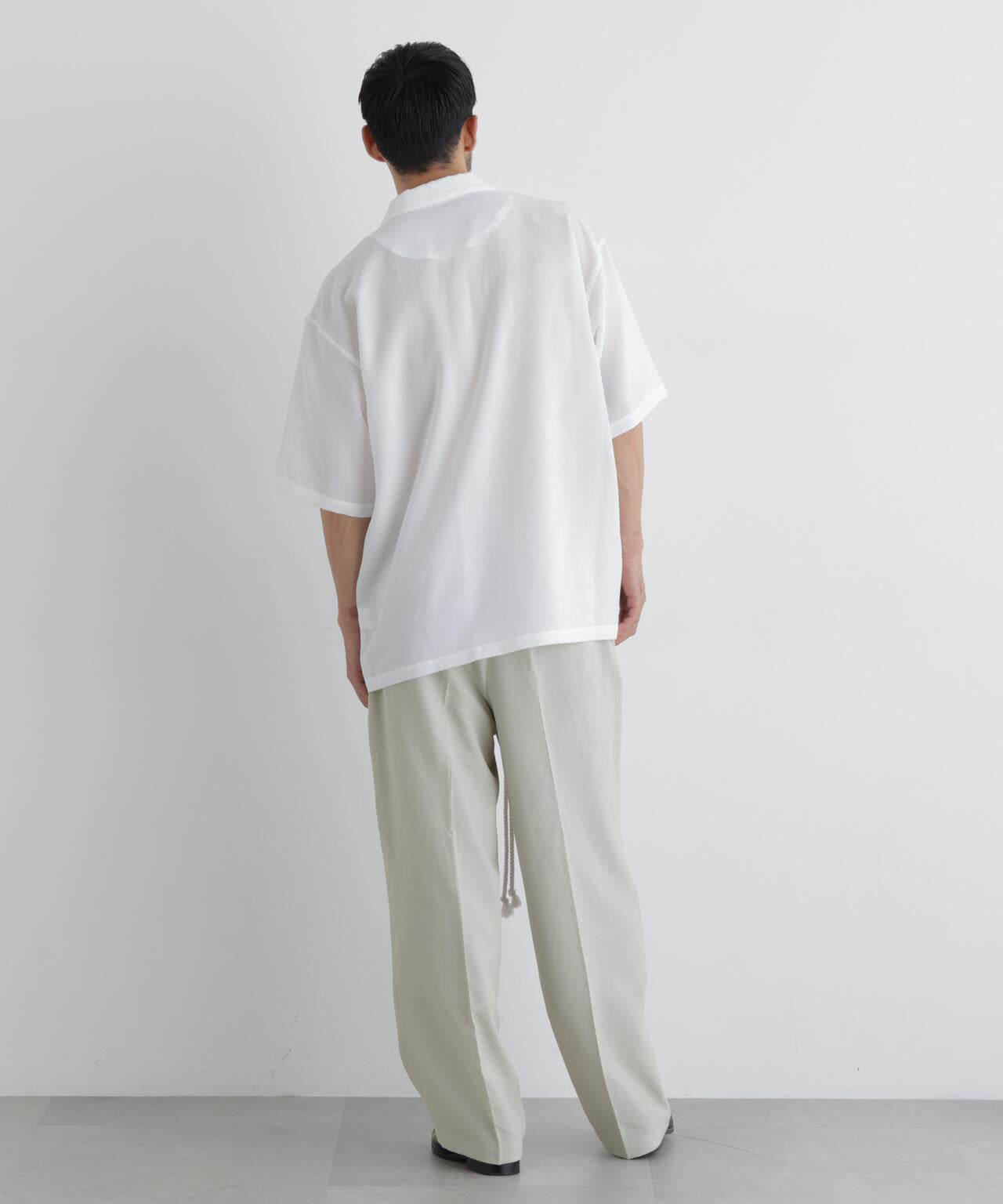 「メランジドライ」ワイドスラックス(セットアップ可) 6686127217