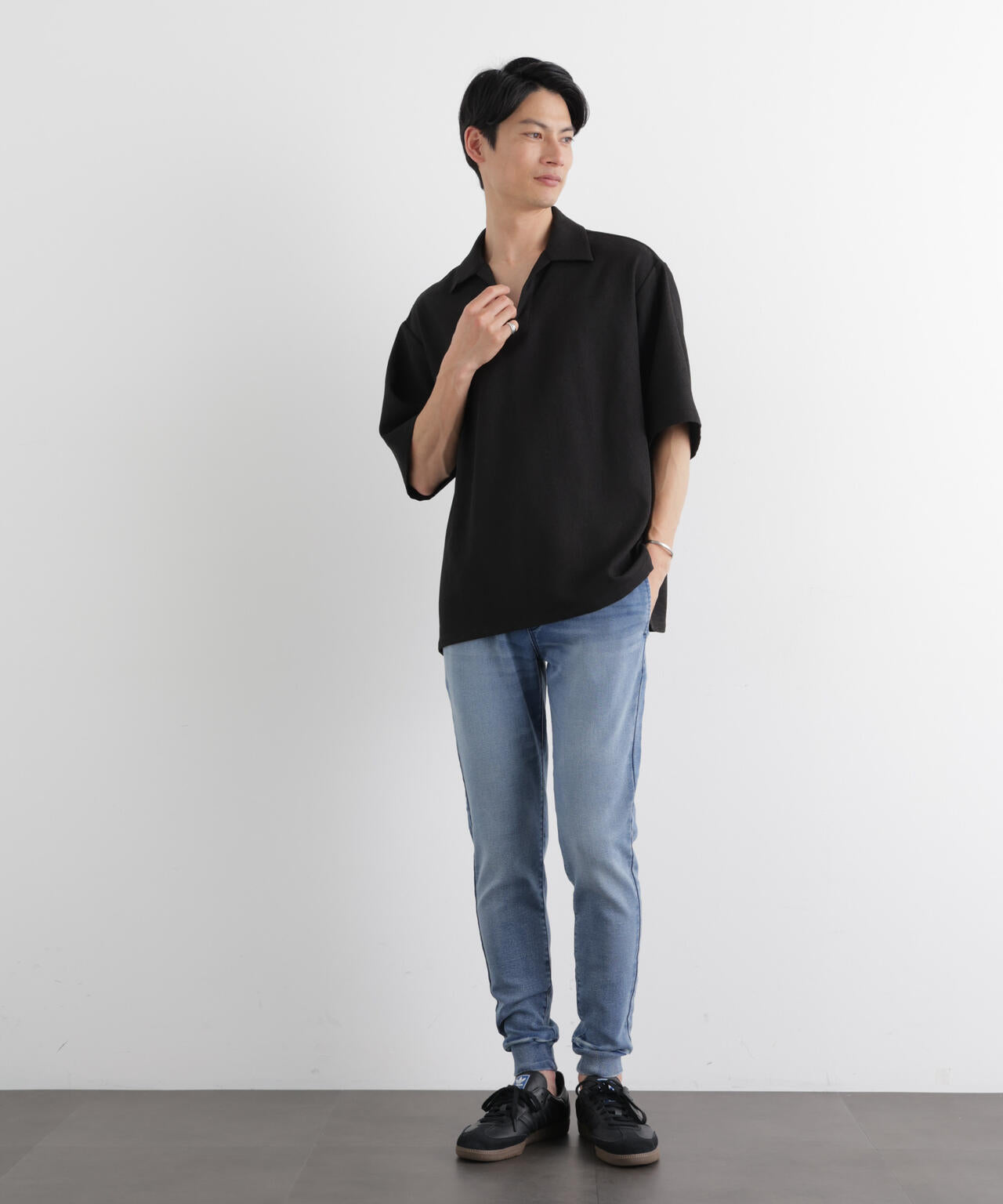 ｢Meaningful Continuity｣ ストレッチデニムジョガーパンツ 6686127220