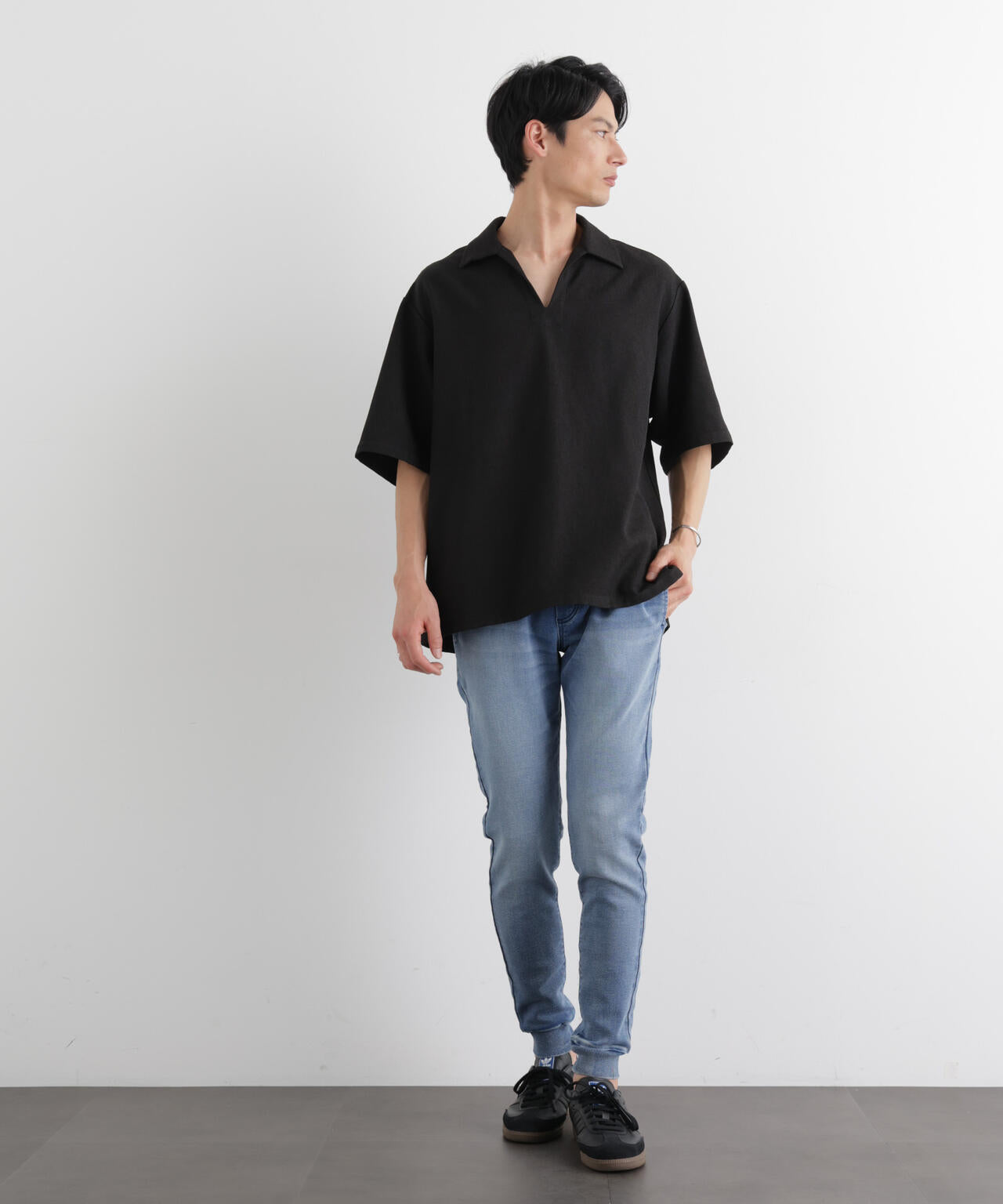 ｢Meaningful Continuity｣ ストレッチデニムジョガーパンツ 6686127220