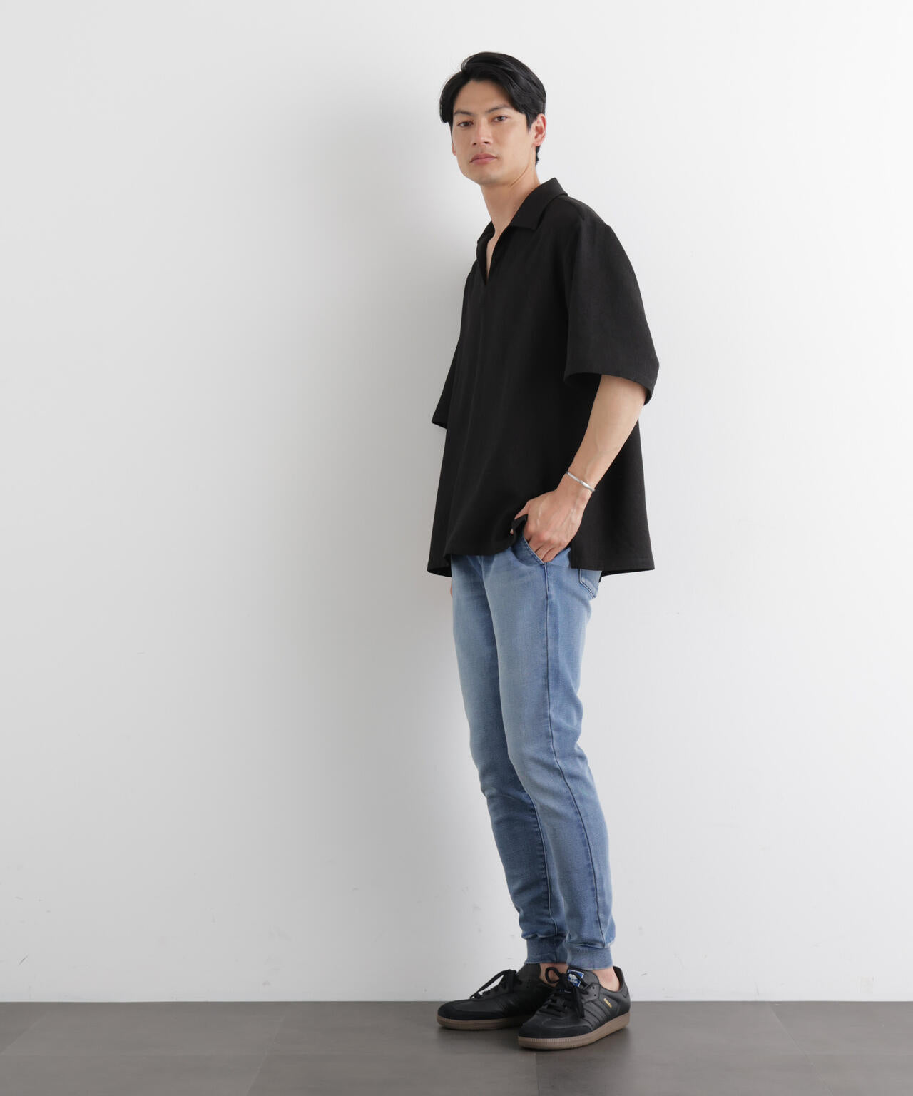 ｢Meaningful Continuity｣ ストレッチデニムジョガーパンツ 6686127220
