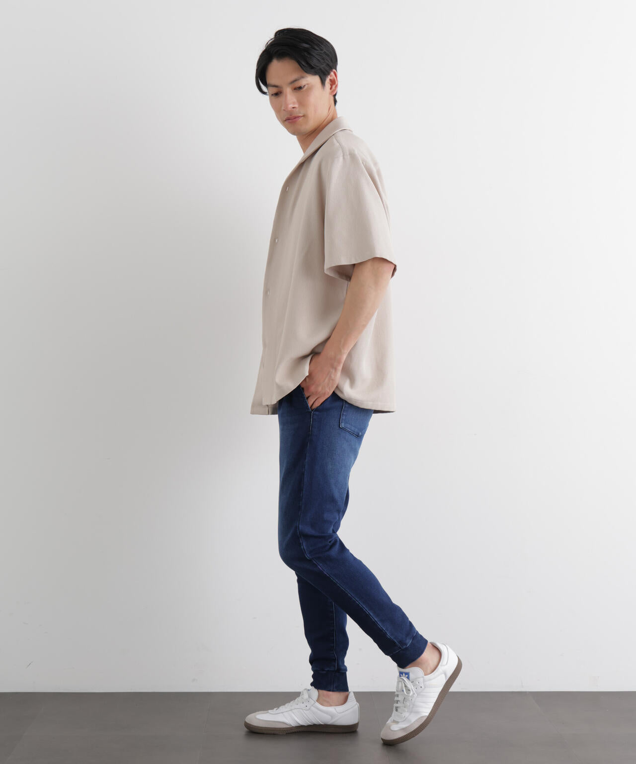 ｢Meaningful Continuity｣ ストレッチデニムジョガーパンツ 6686127220