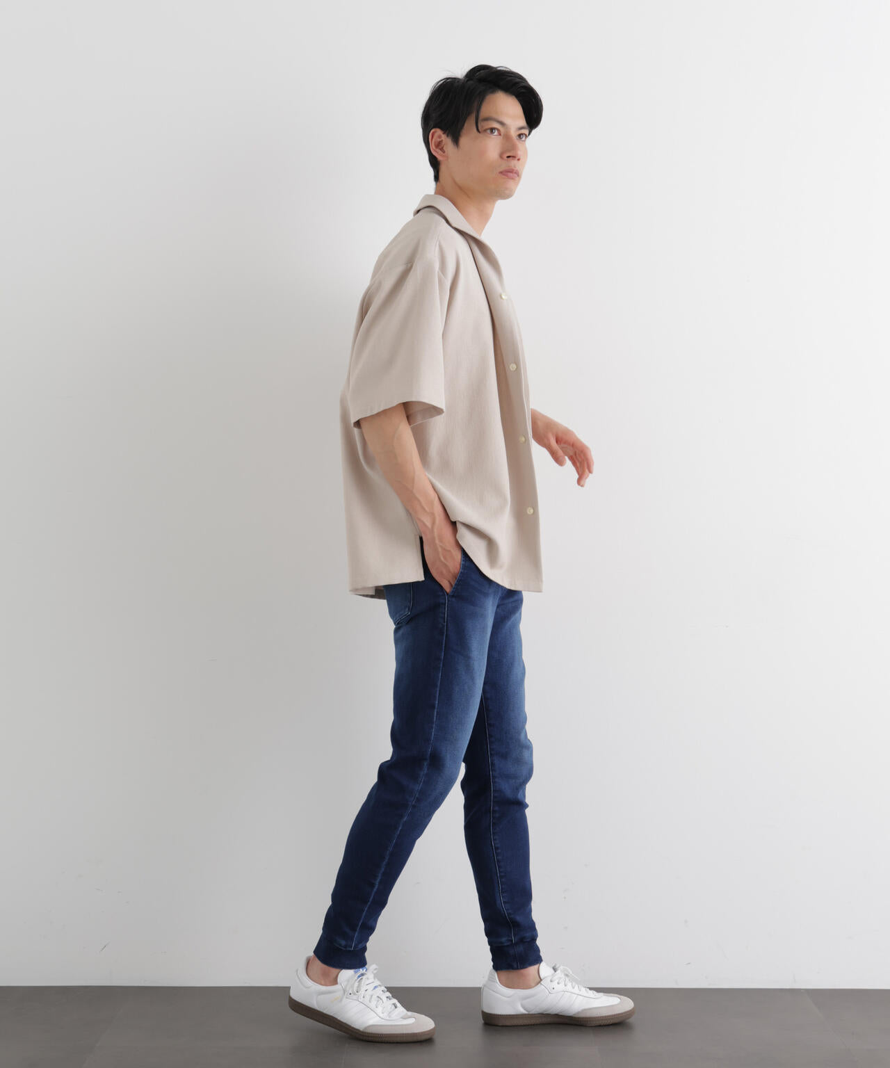 ｢Meaningful Continuity｣ ストレッチデニムジョガーパンツ 6686127220