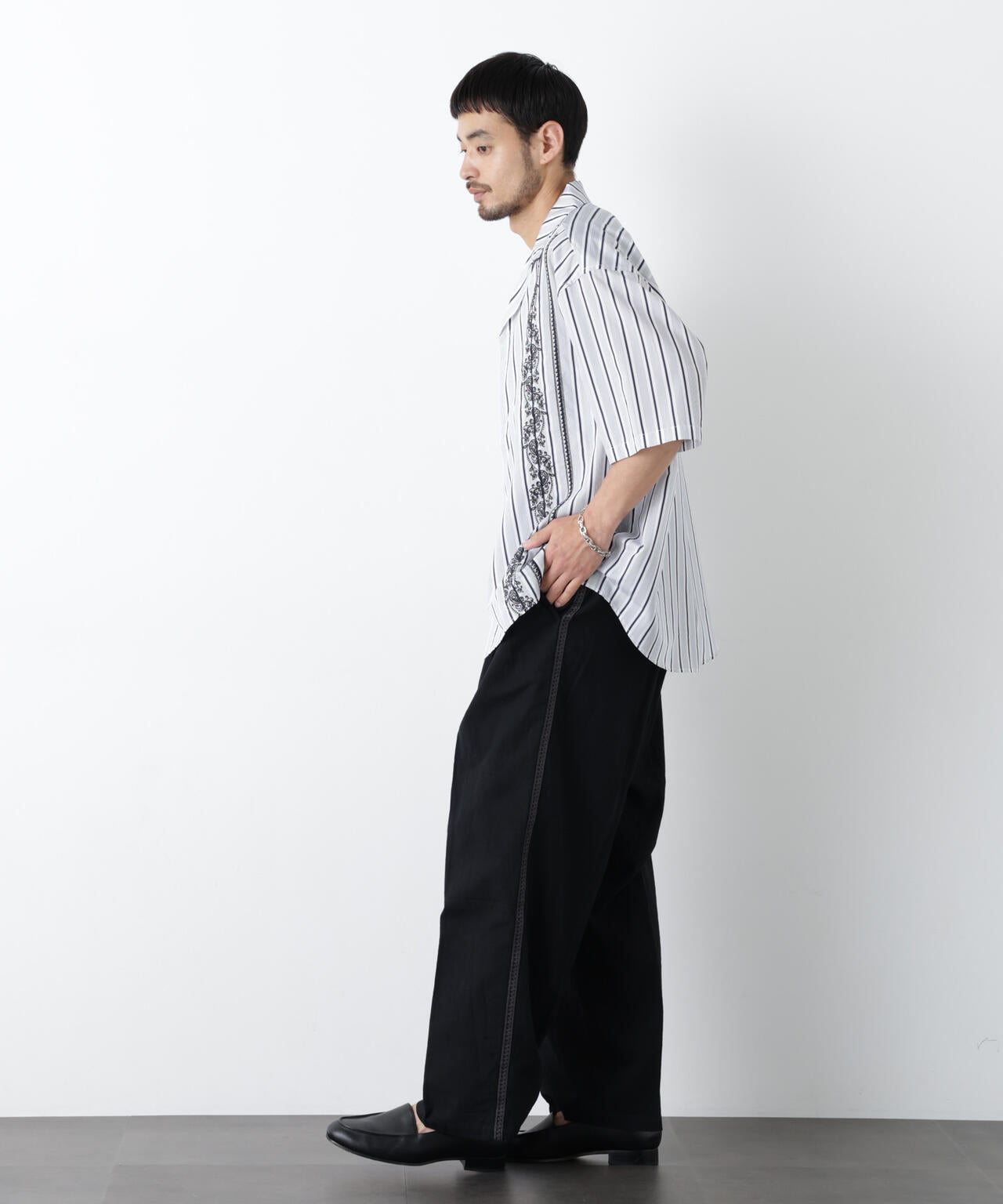 ｢OtoNANO｣×masoret 側章パンツ 6686127229