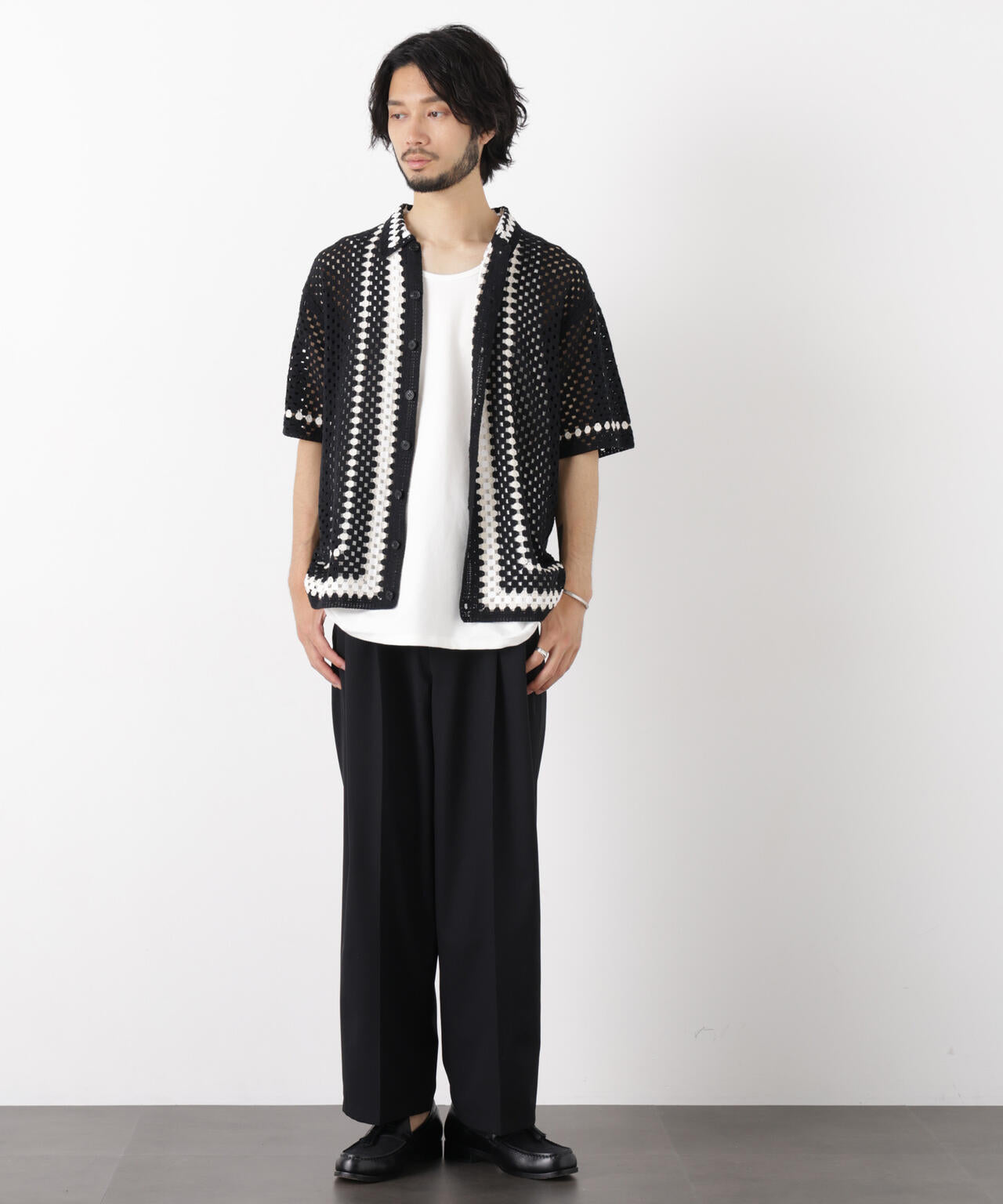 ｢OtoNANO｣ 大人のワイドパンツ Reflax(R) ドライオックス/吸水速乾(セットアップ可) 6686127233