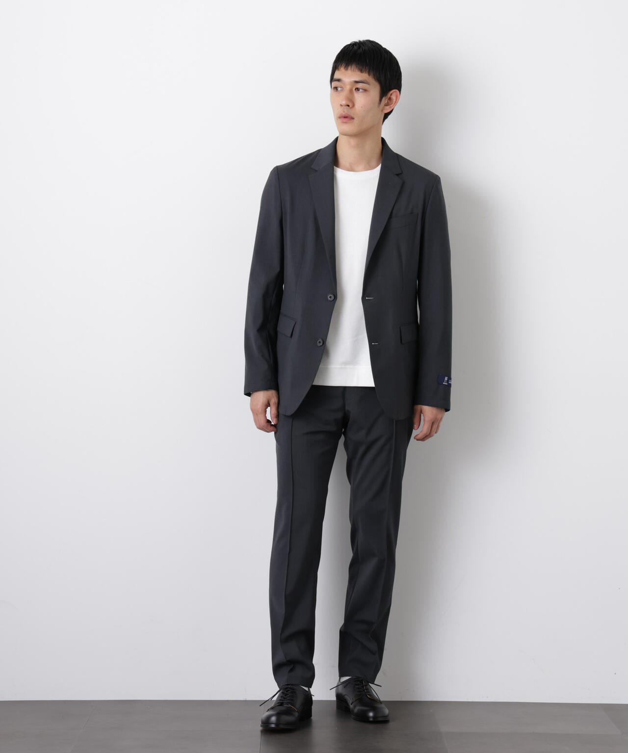 ｢DamerinoSelect｣JAPANfabricウールストレッチパンツ（セットアップ可） 6686129201