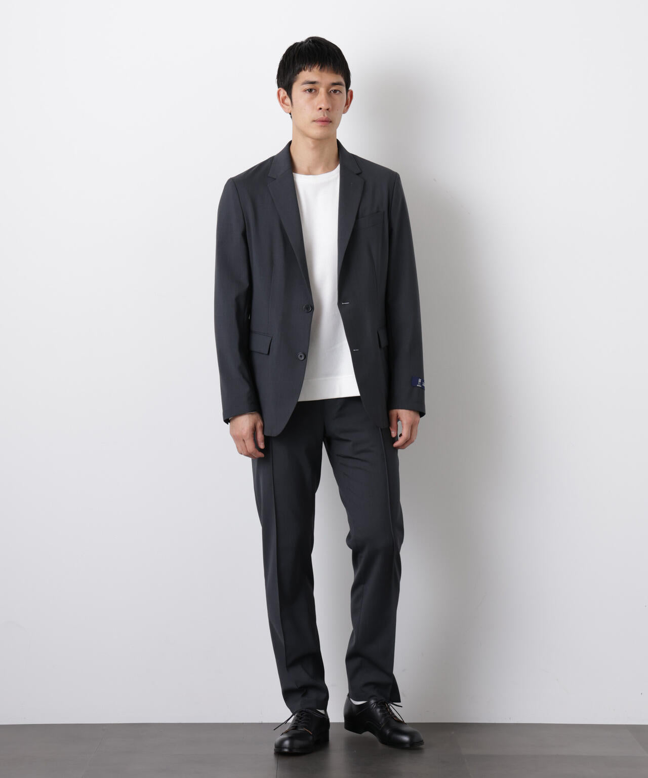 ｢DamerinoSelect｣JAPANfabricウールストレッチパンツ（セットアップ可） 6686129201