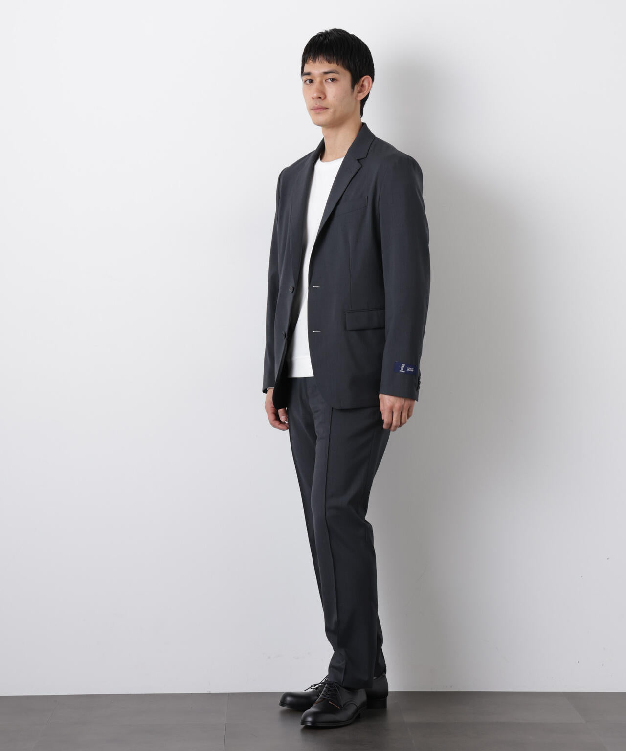 ｢DamerinoSelect｣JAPANfabricウールストレッチパンツ（セットアップ可） 6686129201