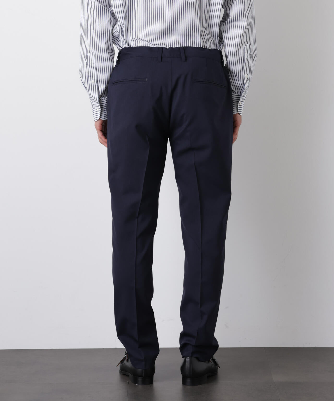 ｢DamerinoSelect｣JAPANfabricウールストレッチパンツ（セットアップ可） 6686129201