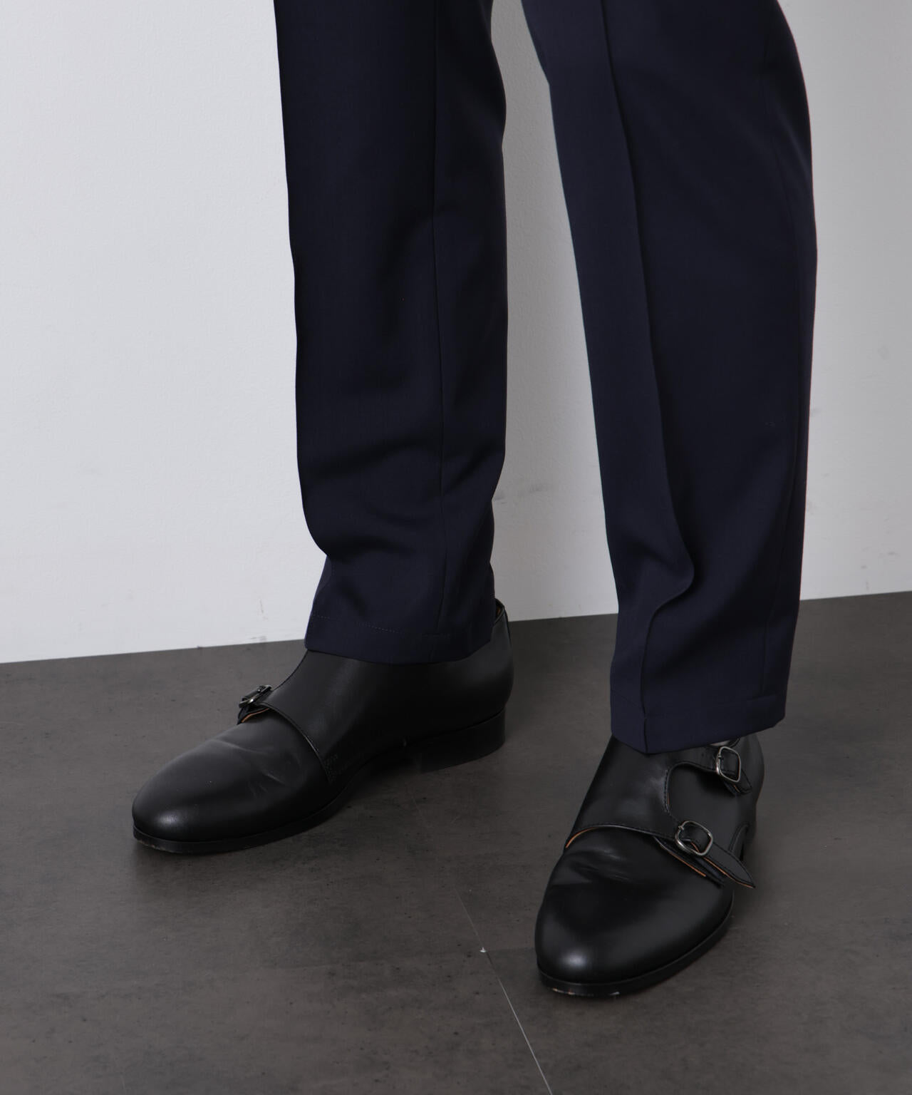 ｢DamerinoSelect｣JAPANfabricウールストレッチパンツ（セットアップ可） 6686129201